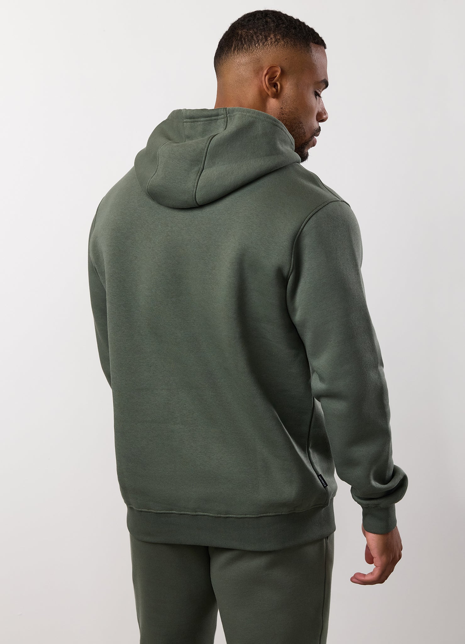 Gym King Fundamental Fleece Hood - Deep Olive