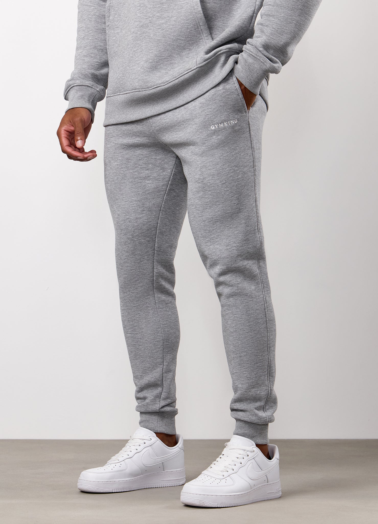 Men's Grey Tracksuit Bottoms