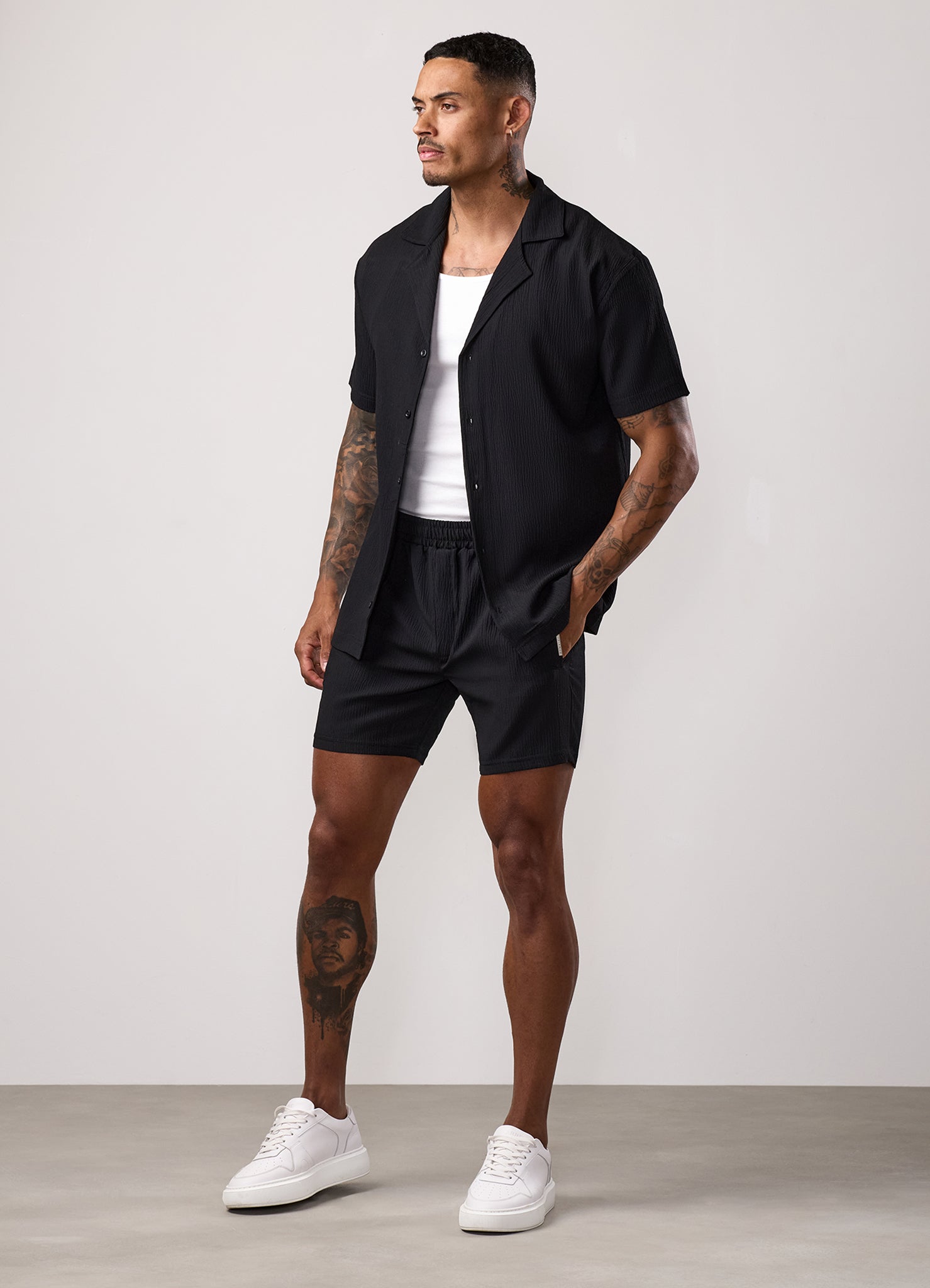 Gym King Fundamental Rib Vest - White