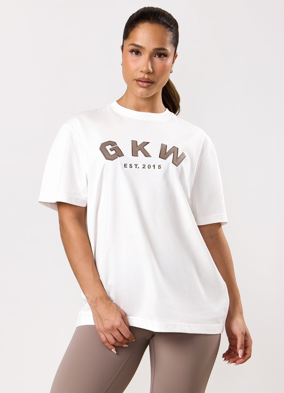 GKW Boyfriend T-Shirt - Cream/Fawn