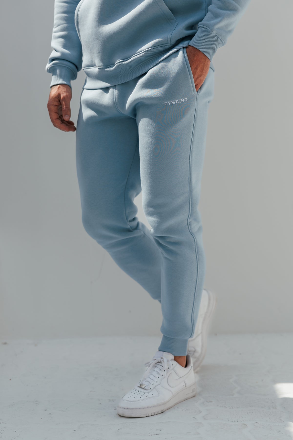 Gym King Fundamental Linear Jogger - Powder Blue
