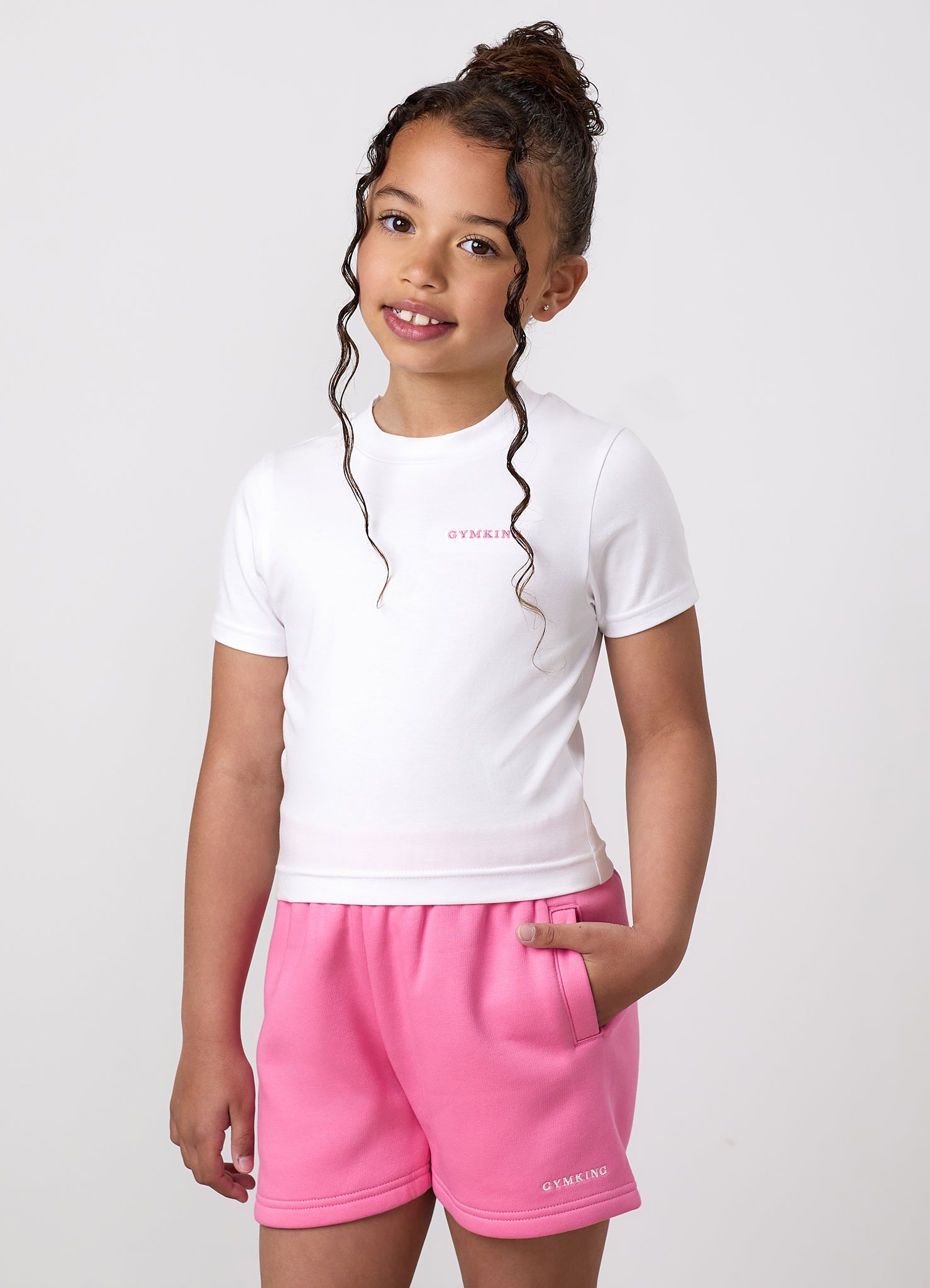 Gym King Kids 365 Fitted Tee - White