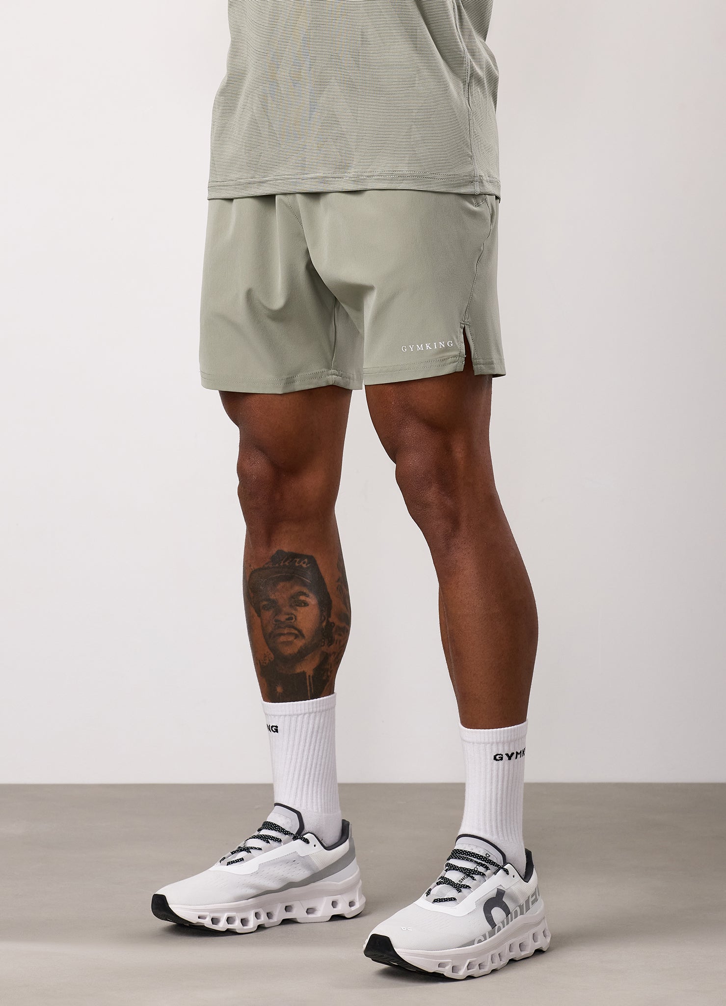 Gym King Limitless Woven Short - Soft Khaki