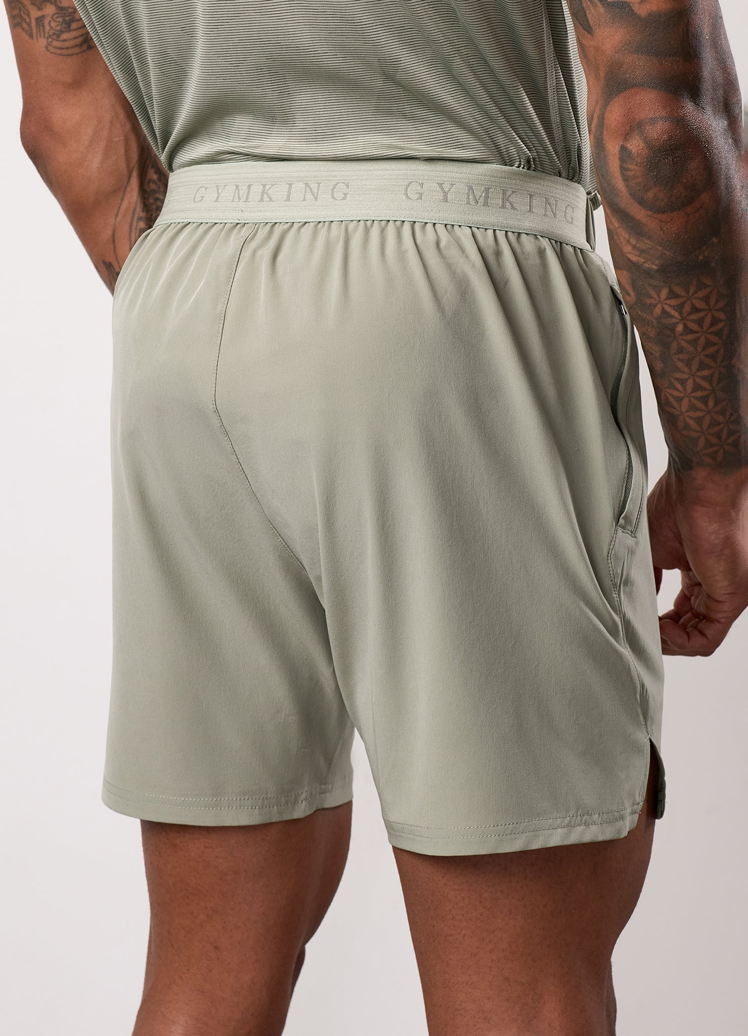 Gym King Limitless Woven Short - Soft Khaki