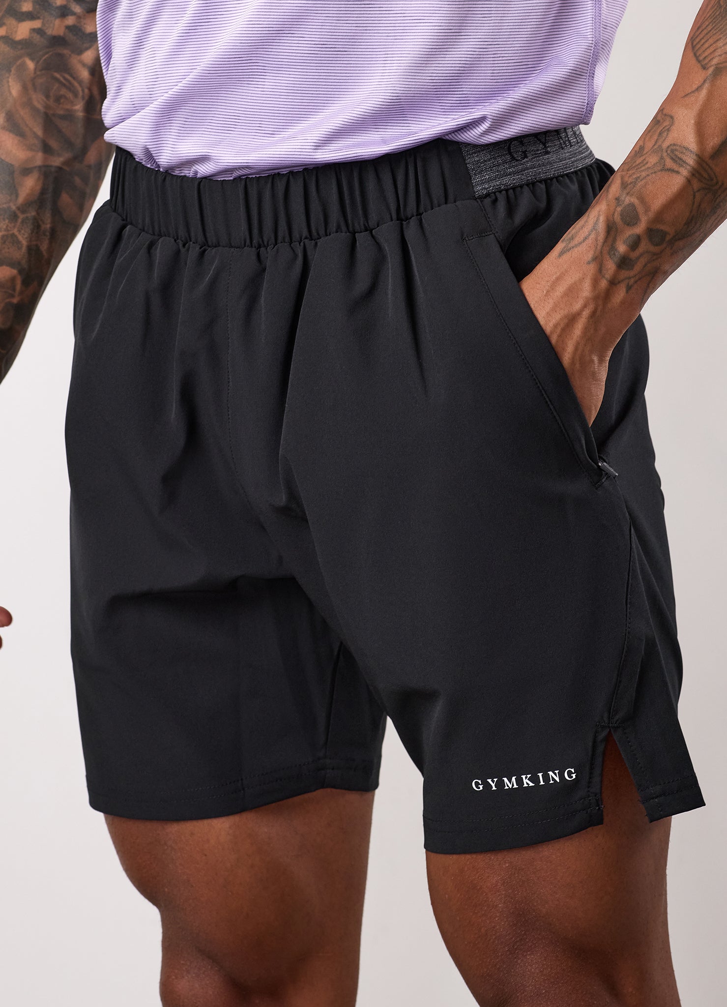 Gym King Limitless Woven Short - Black