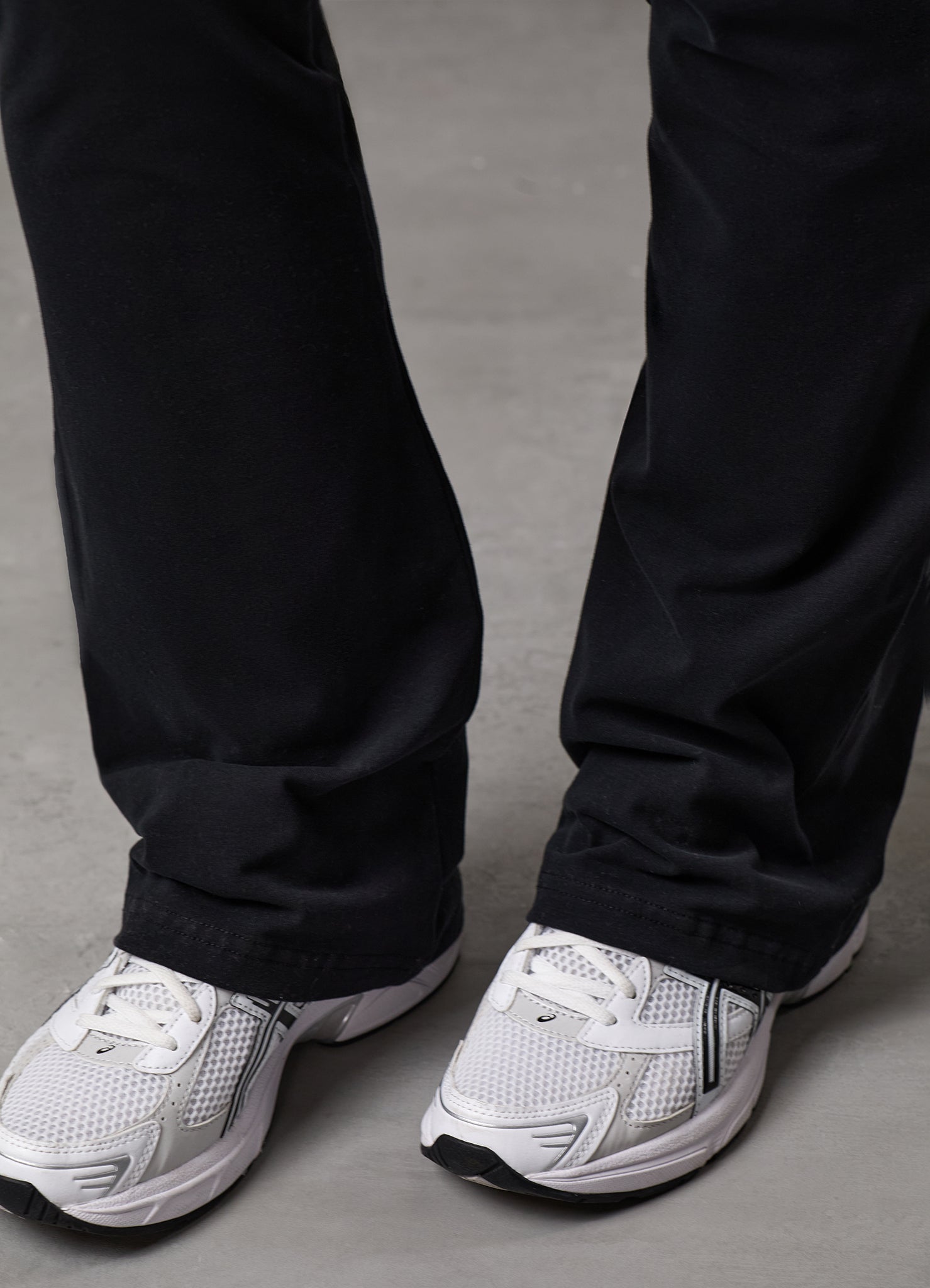 Gym King Plush Flared Trousers - Black