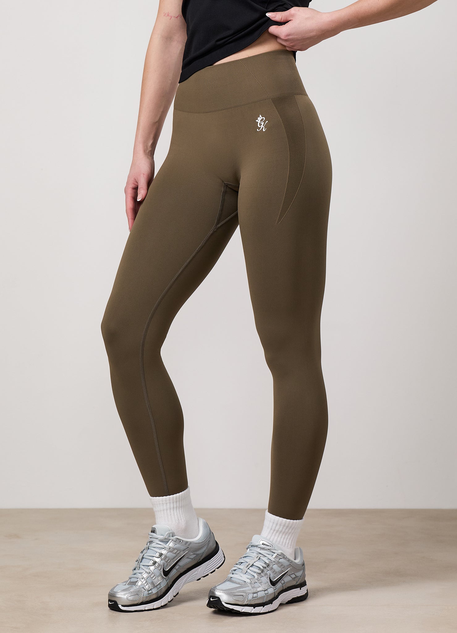 Gym King Power Lightweight Seamless Legging - Mosswood