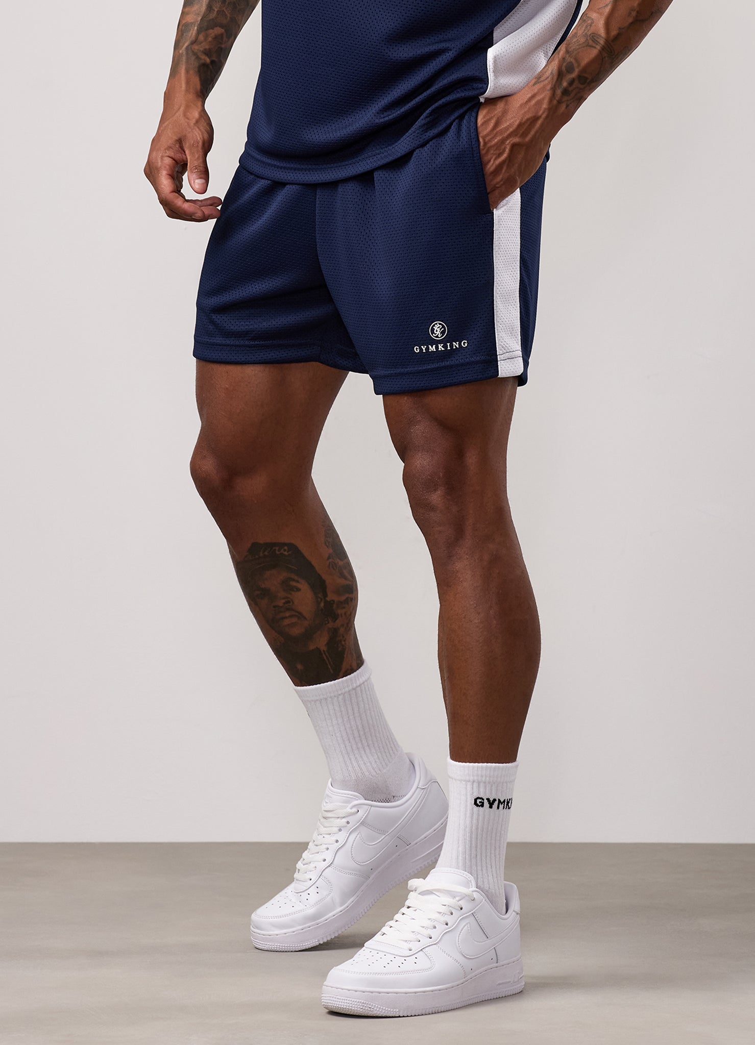 Gym King Pro Classic Mesh Short - GK Navy