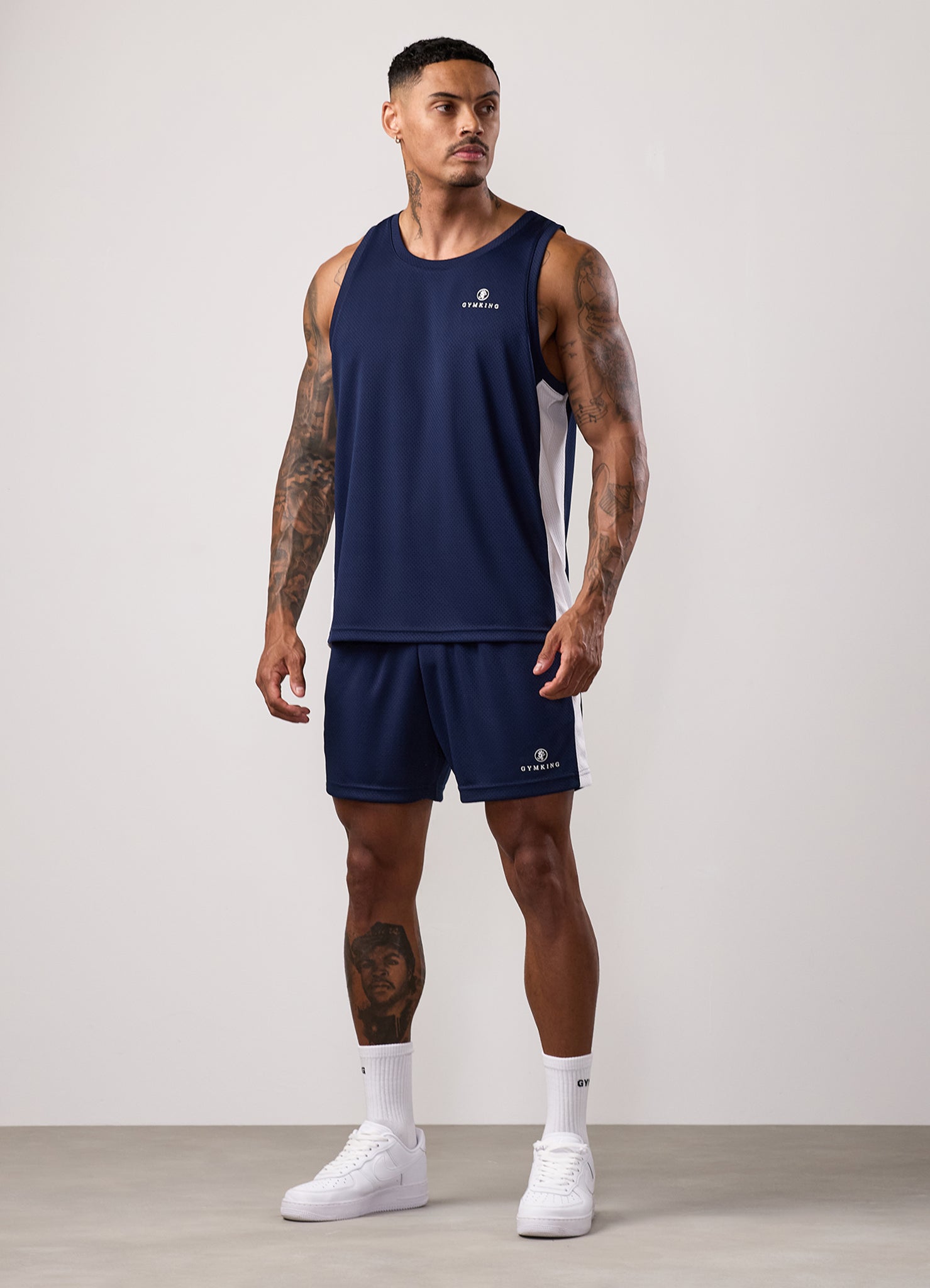 Gym King Pro Classic Mesh Short - GK Navy