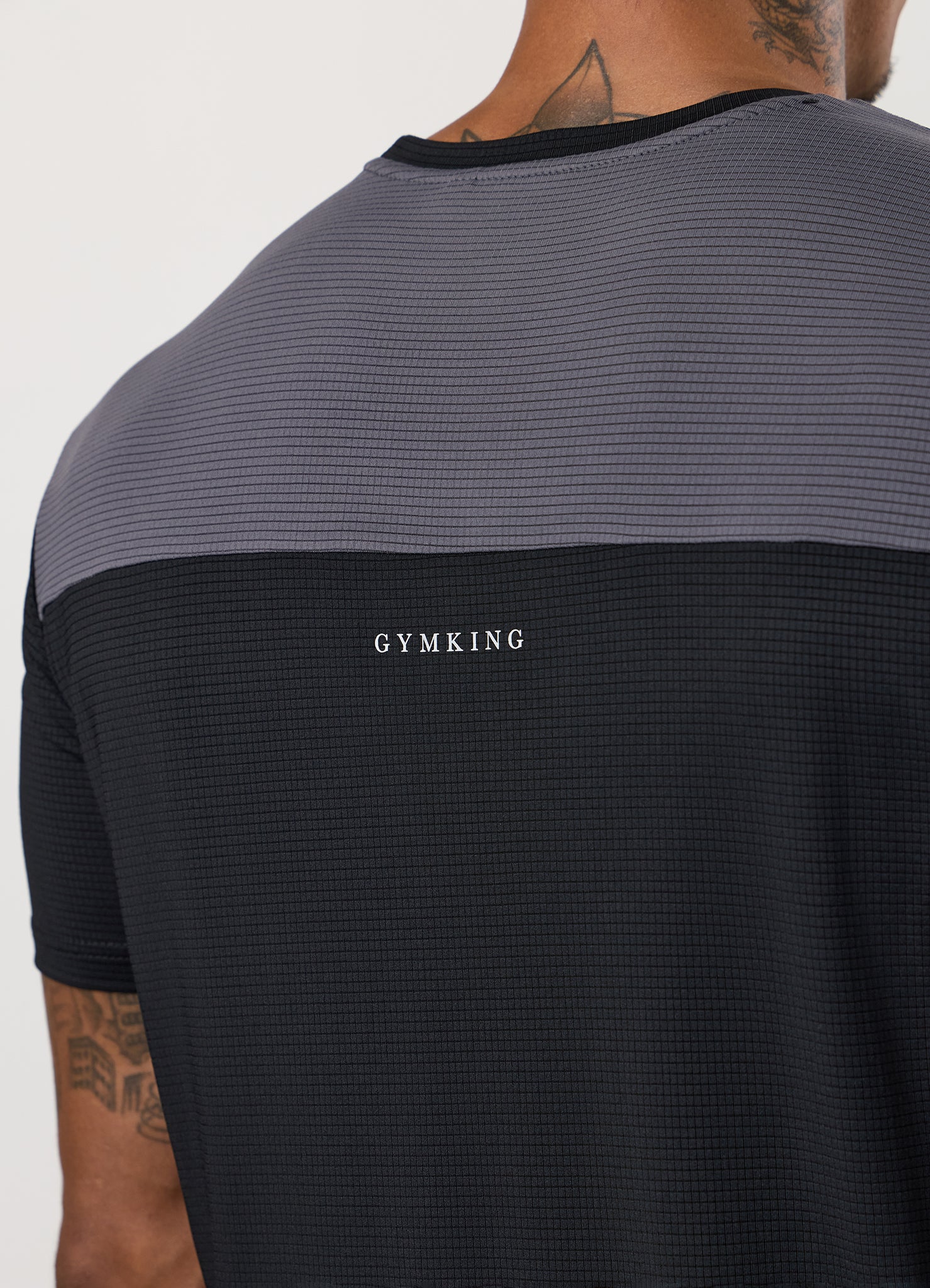 Gym King Progress Performance Tee - Black/Graphite