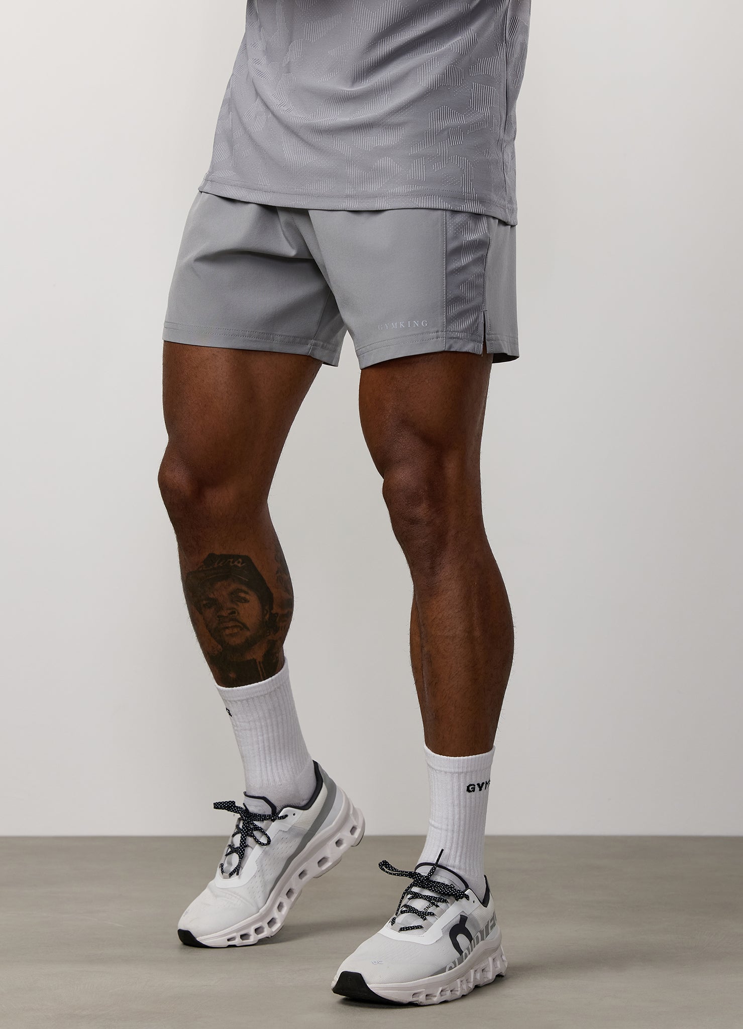 Gym King Progress Panel Short - Urban Grey