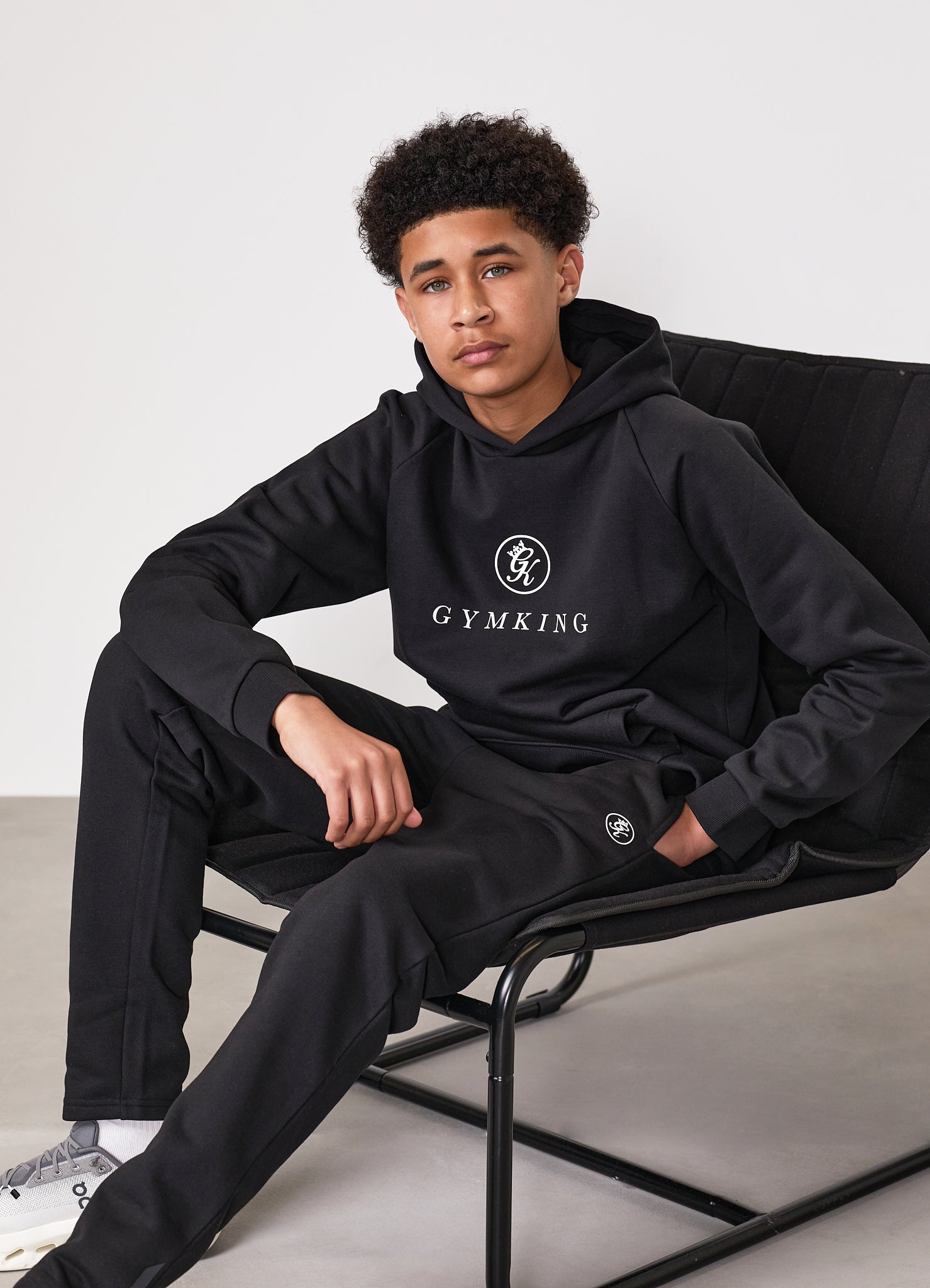 Gym King Kids Pro Jogger - Black