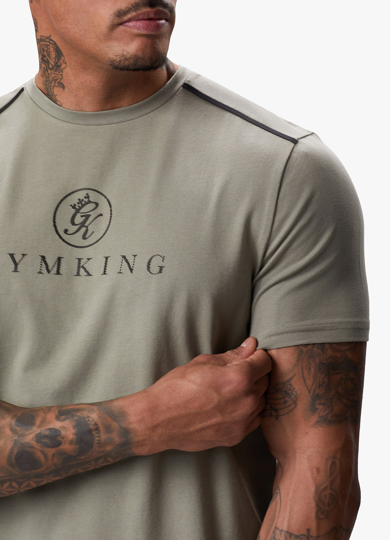 Gym King Pro Logo Tee v2 - Khaki