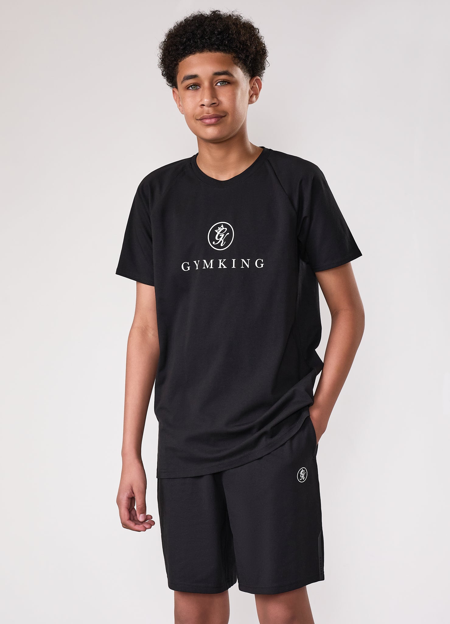 Gym King Kids Pro Tee - Black