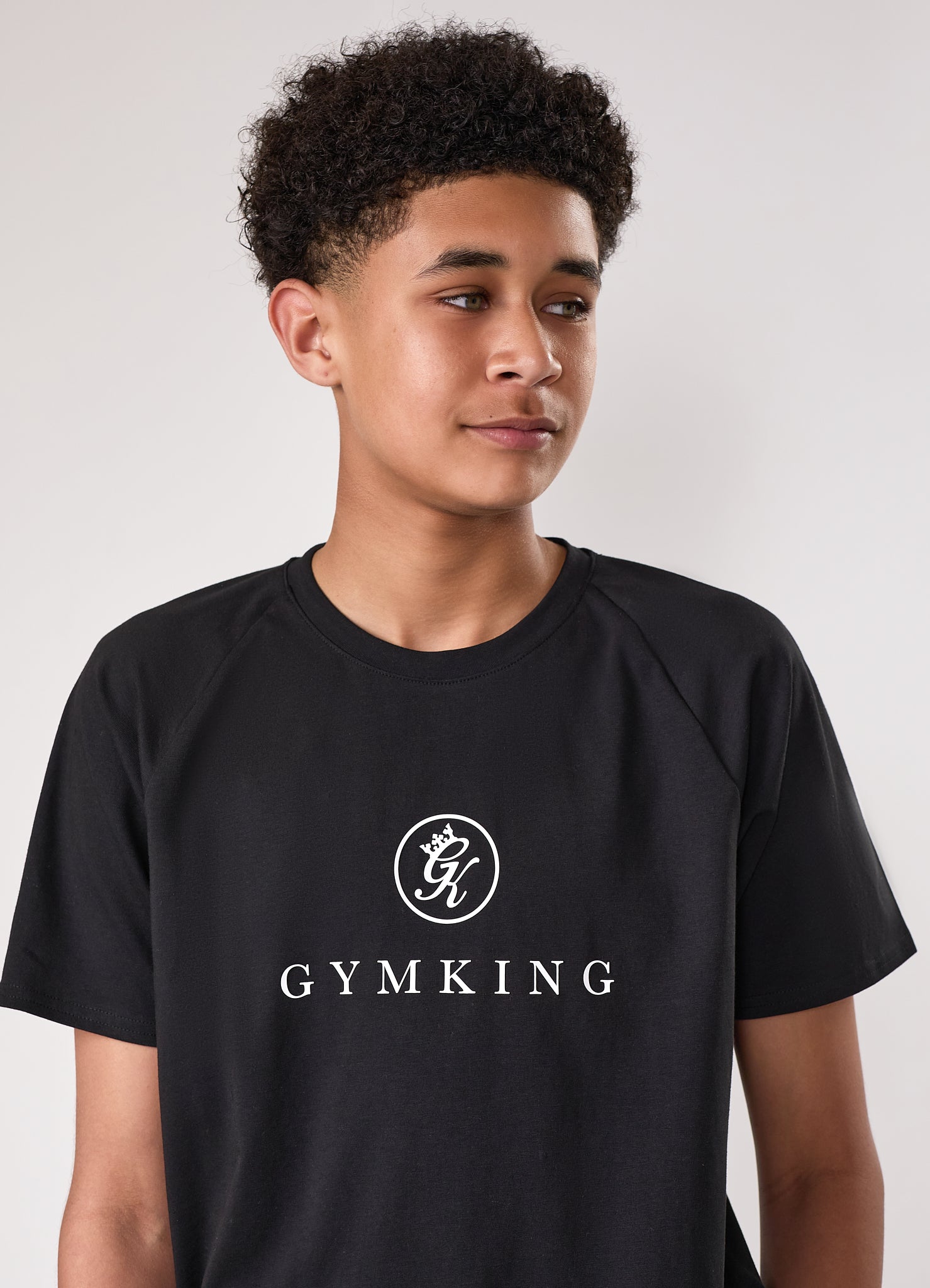 Gym King Kids Pro Tee - Black
