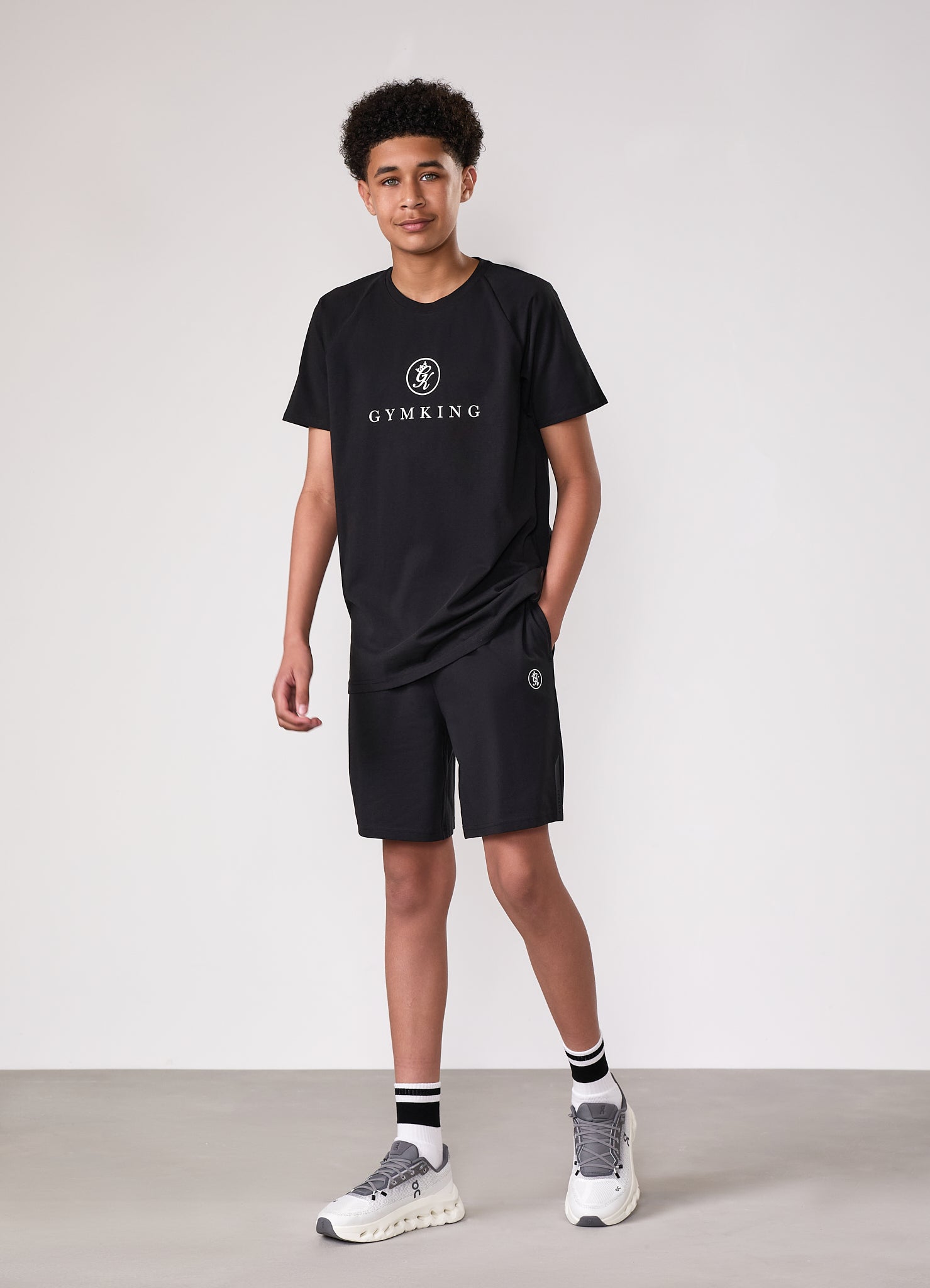 Gym King Kids Pro Tee - Black