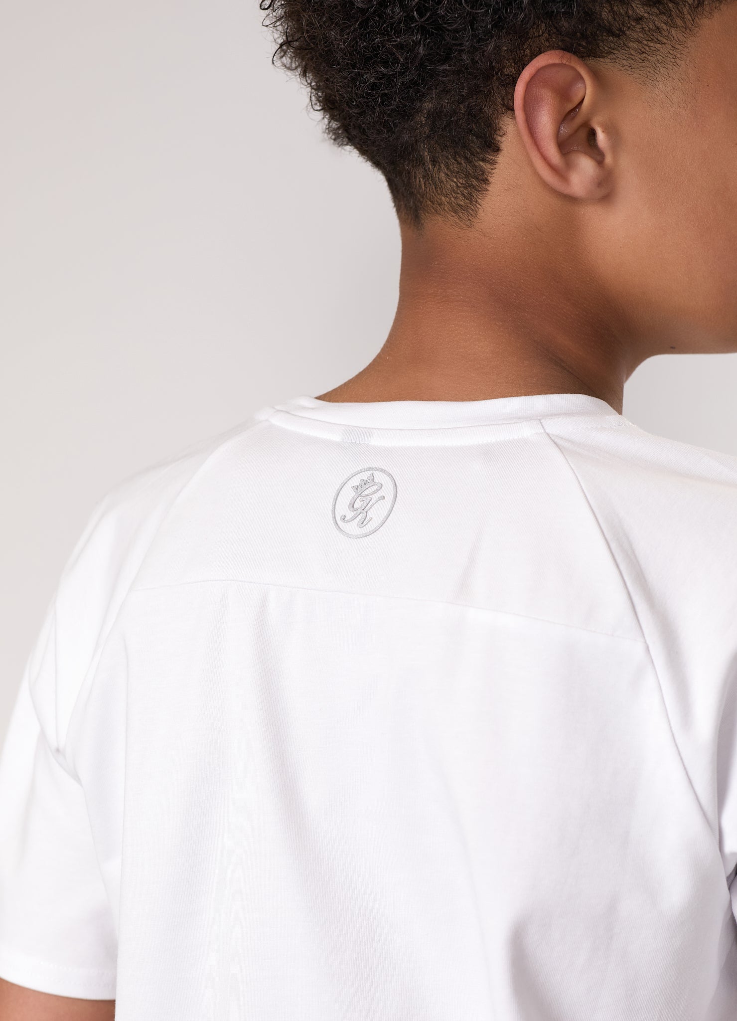 Gym King Kids Pro Tee - White