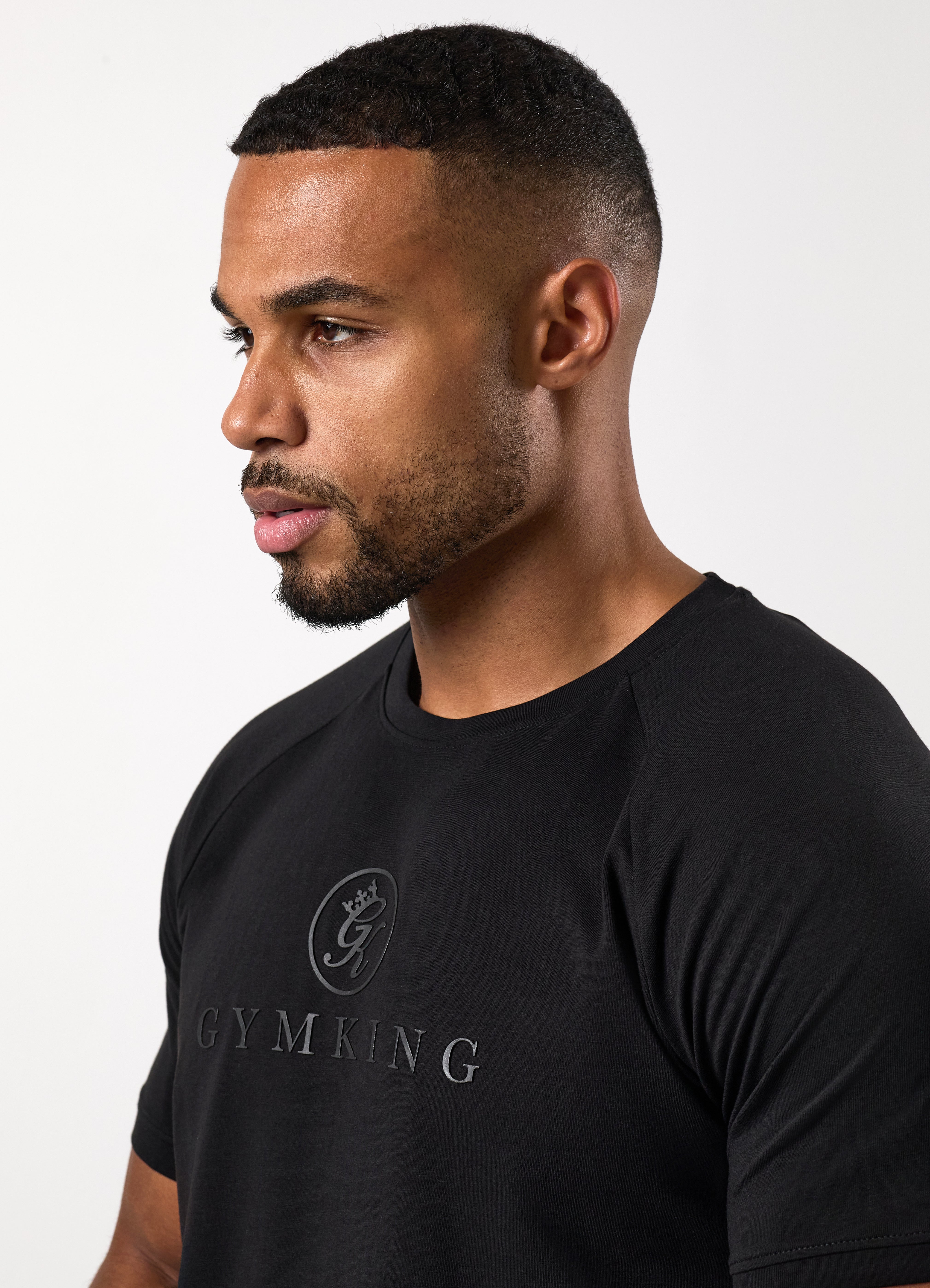 Gym King Pro Tee - Black/Black