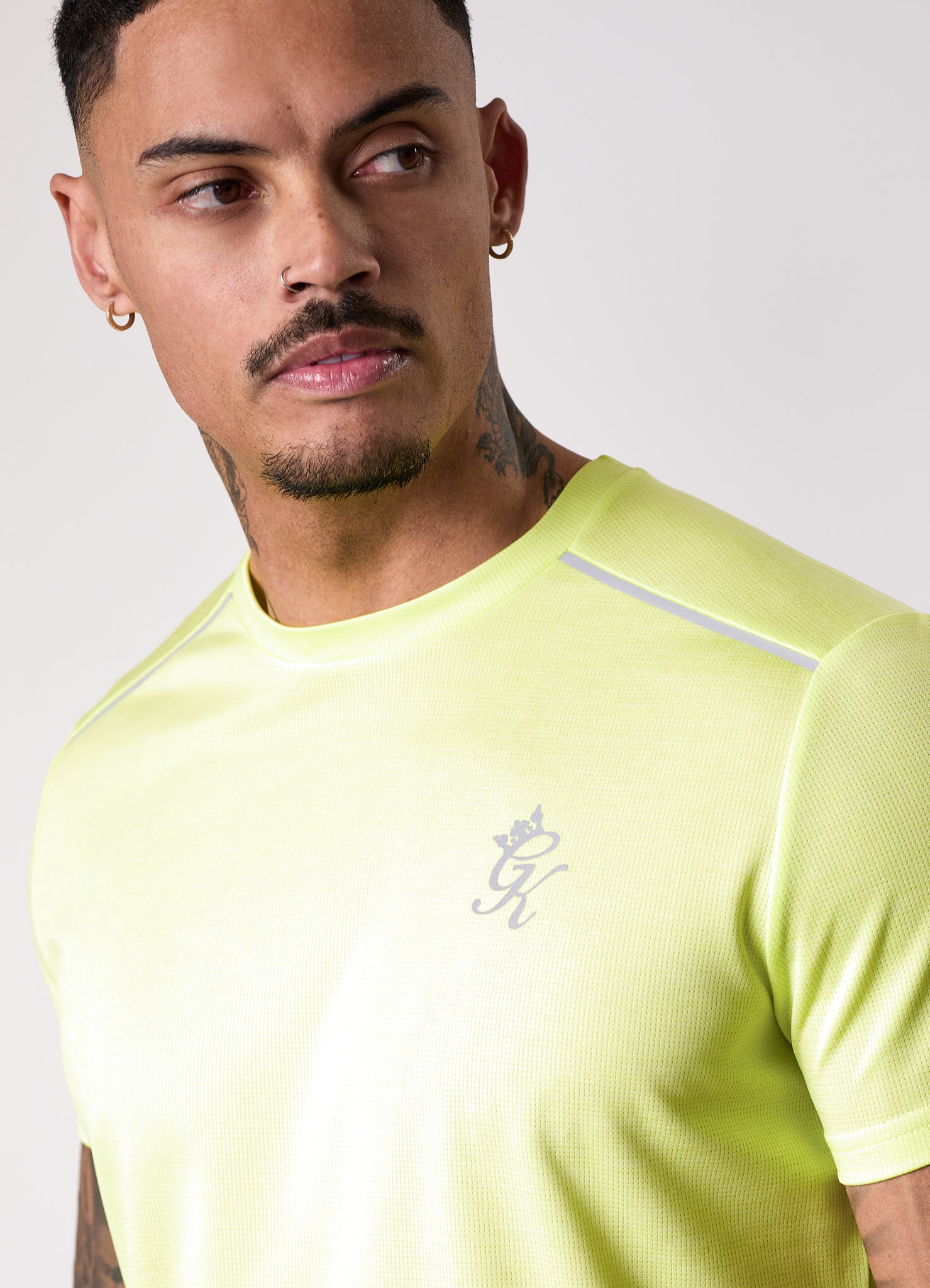 Gym King Element Tee - Sherbert Lime Marl