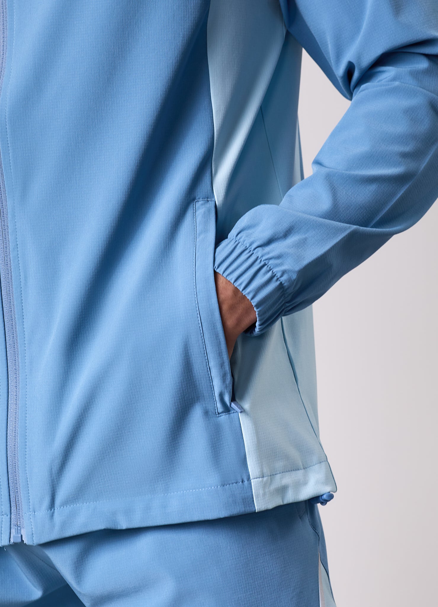 Gym King Flex 2.0 Woven Hood - Iced Aqua/Coastal Blue