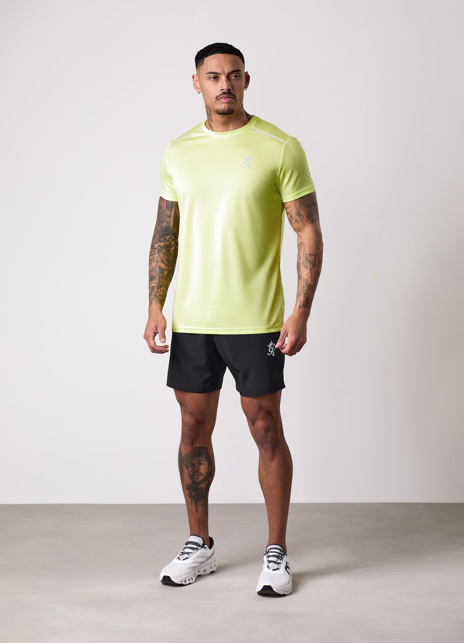 Gym King Element Tee - Sherbert Lime Marl