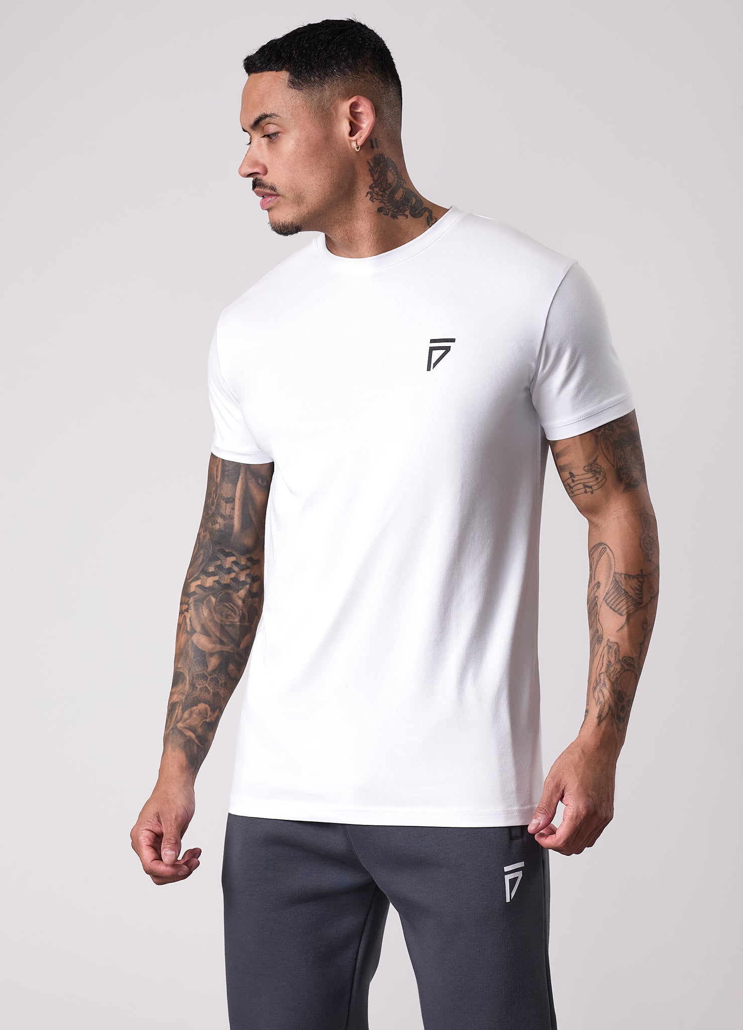 Gym King Fight Division Tee - White