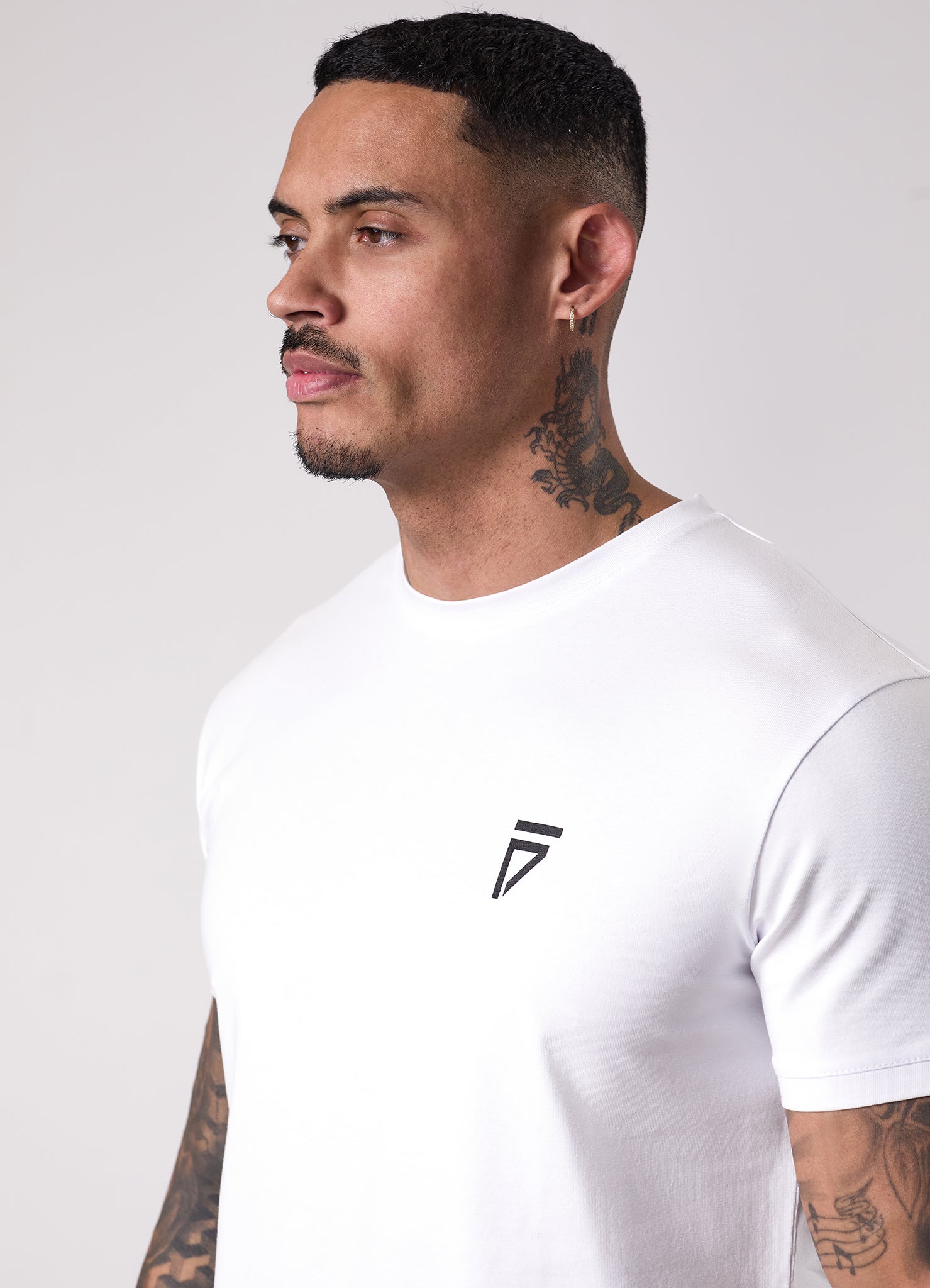 Gym King Fight Division Tee - White