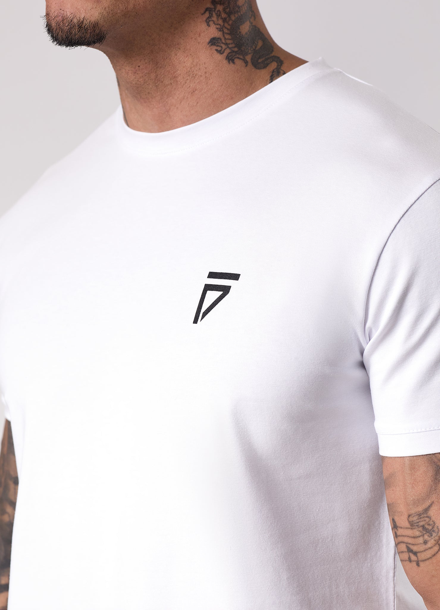 Gym King Fight Division Tee - White