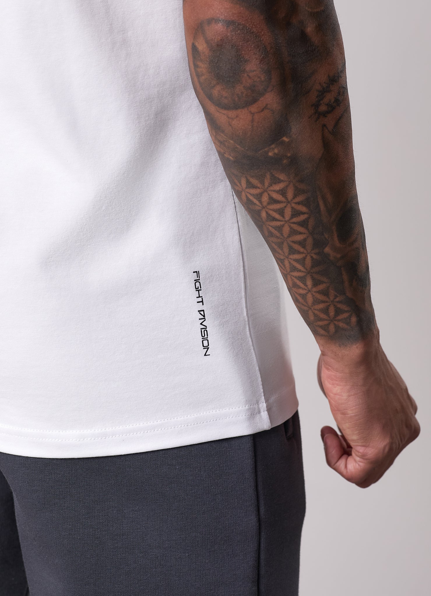 Gym King Fight Division Tee - White