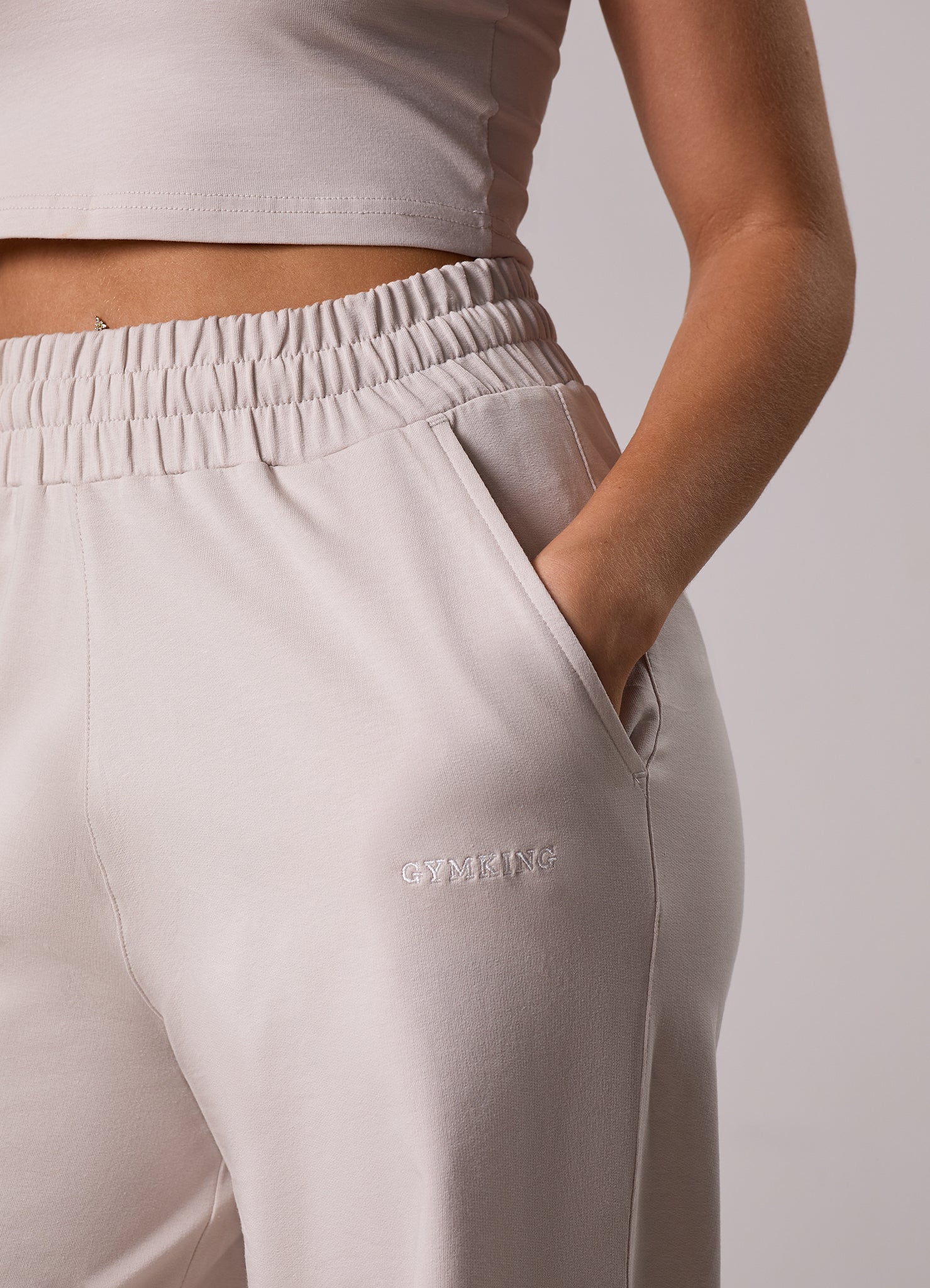 Gym King 365 Straight Leg Jogger - Pebble