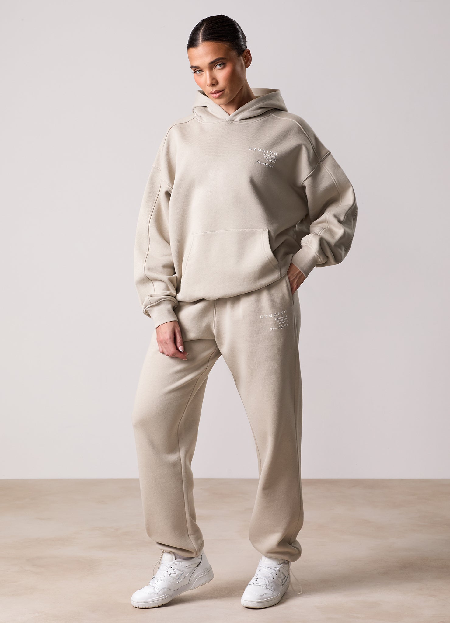 Gym King Define Bungee Jogger - Vanilla Brown