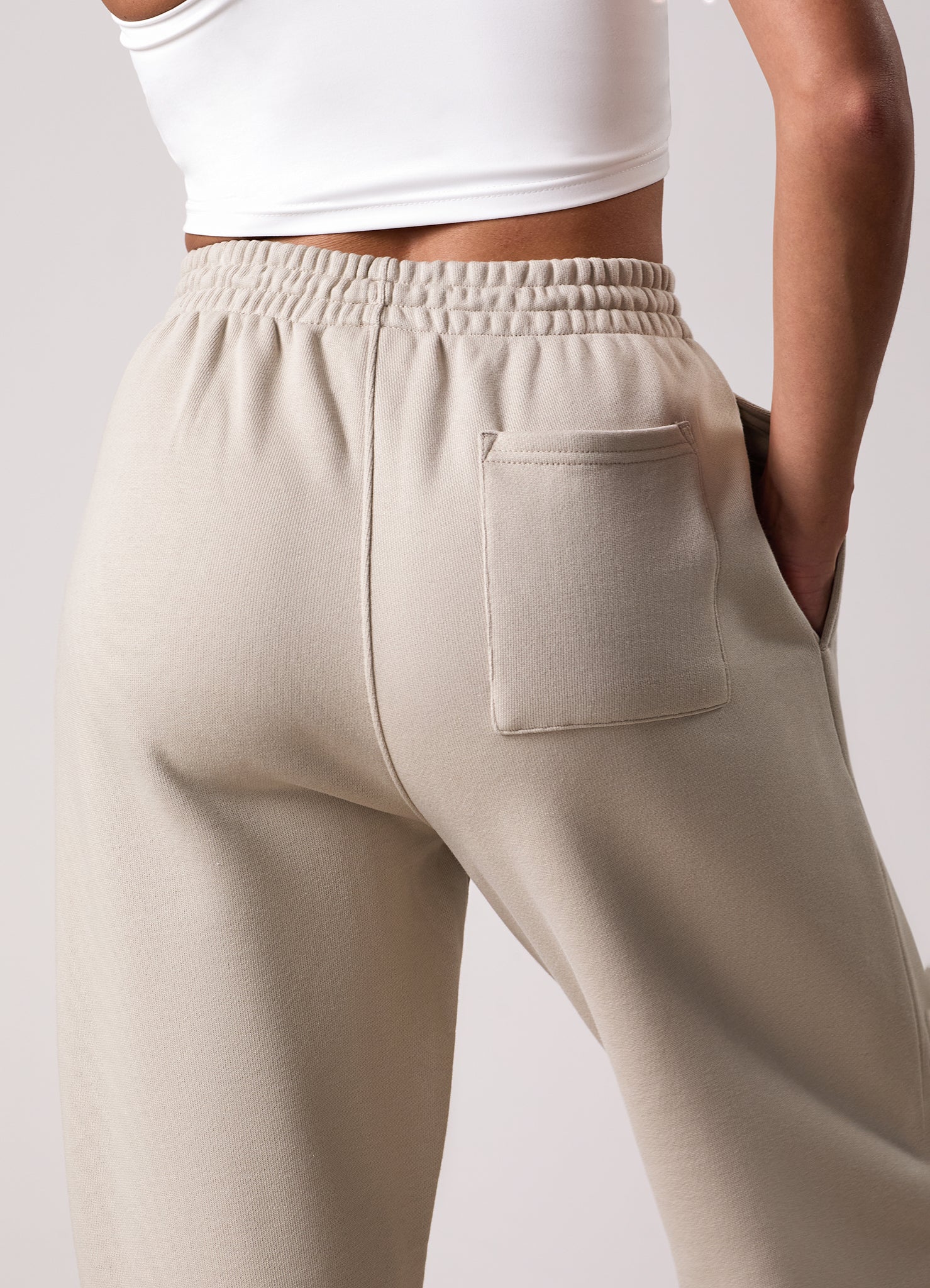 Gym King Define Bungee Jogger - Vanilla Brown