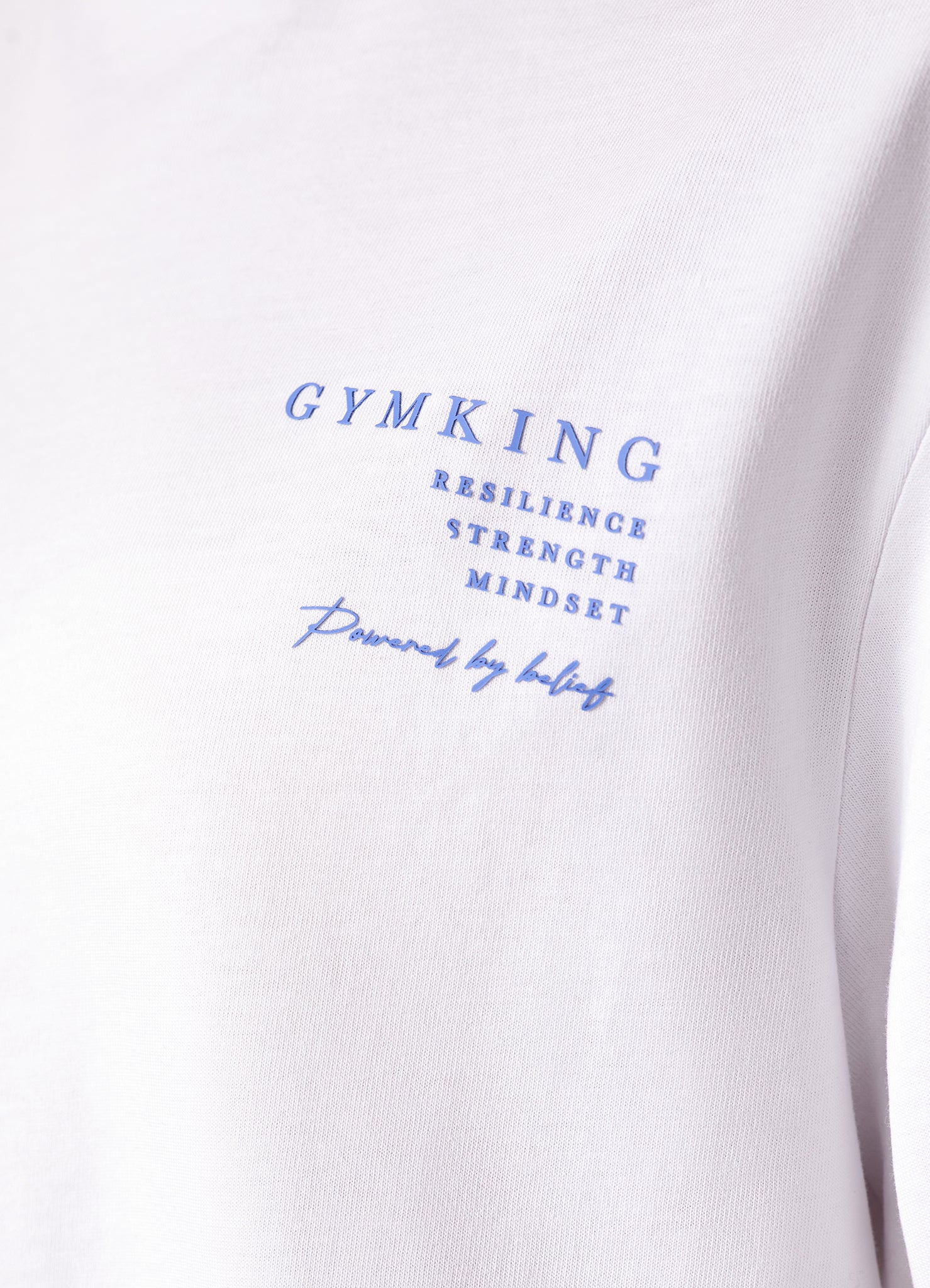 Gym King Define Boyfriend Tee - White