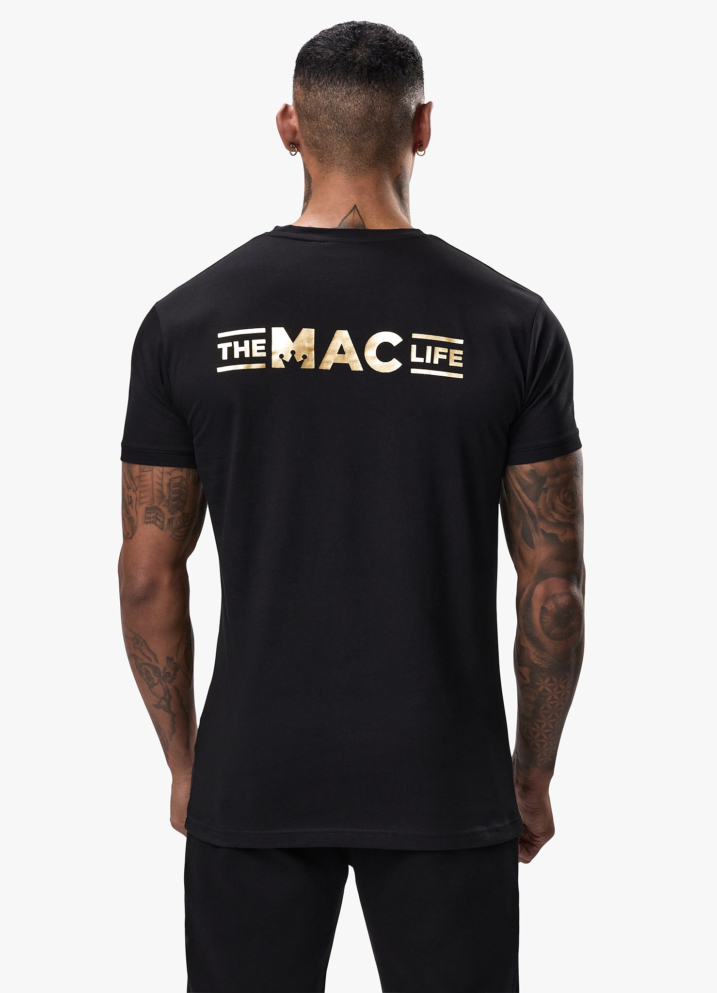 Gym King TML Jersey Tee - Black/Gold