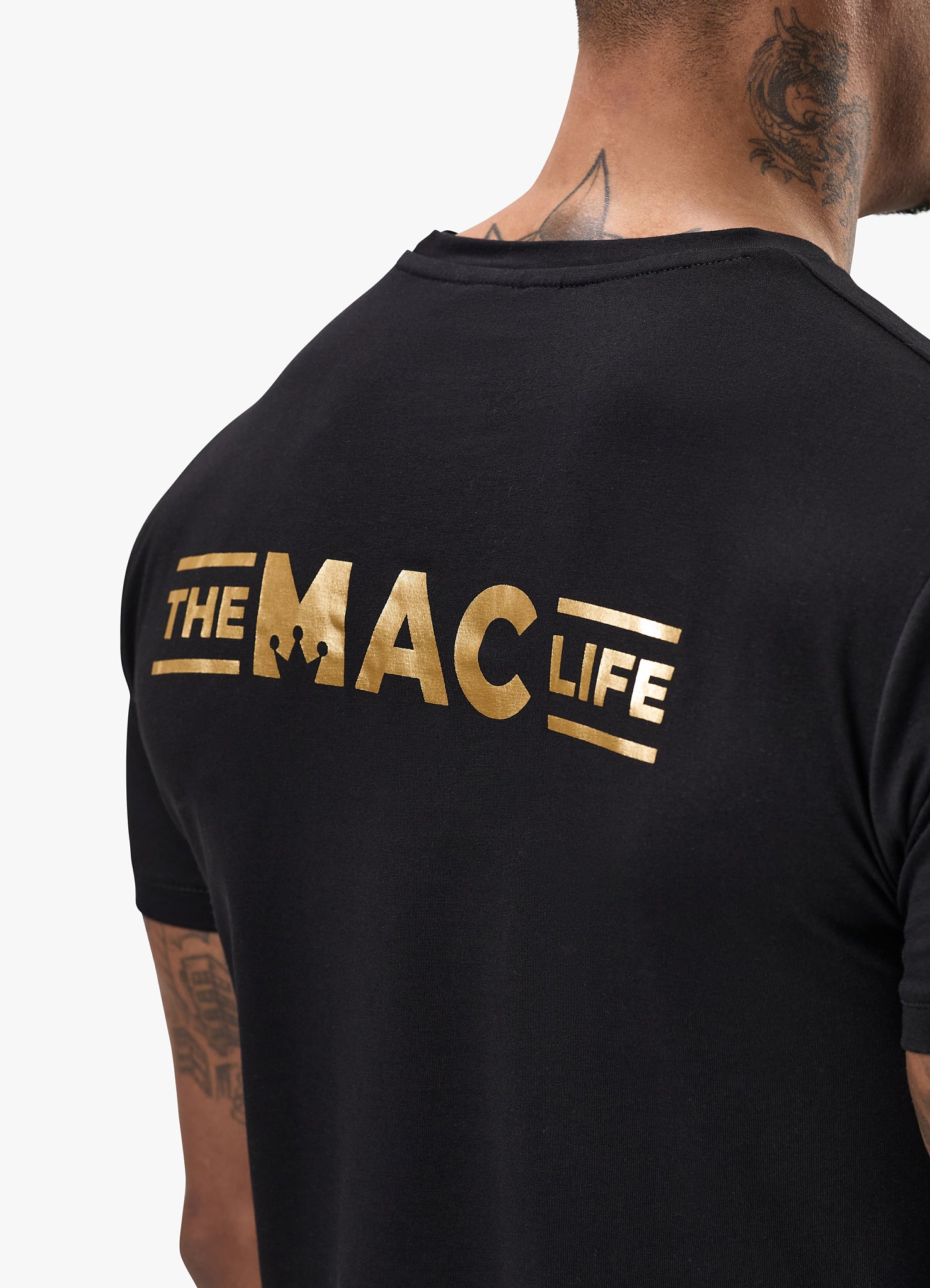 Gym King TML Jersey Tee - Black/Gold