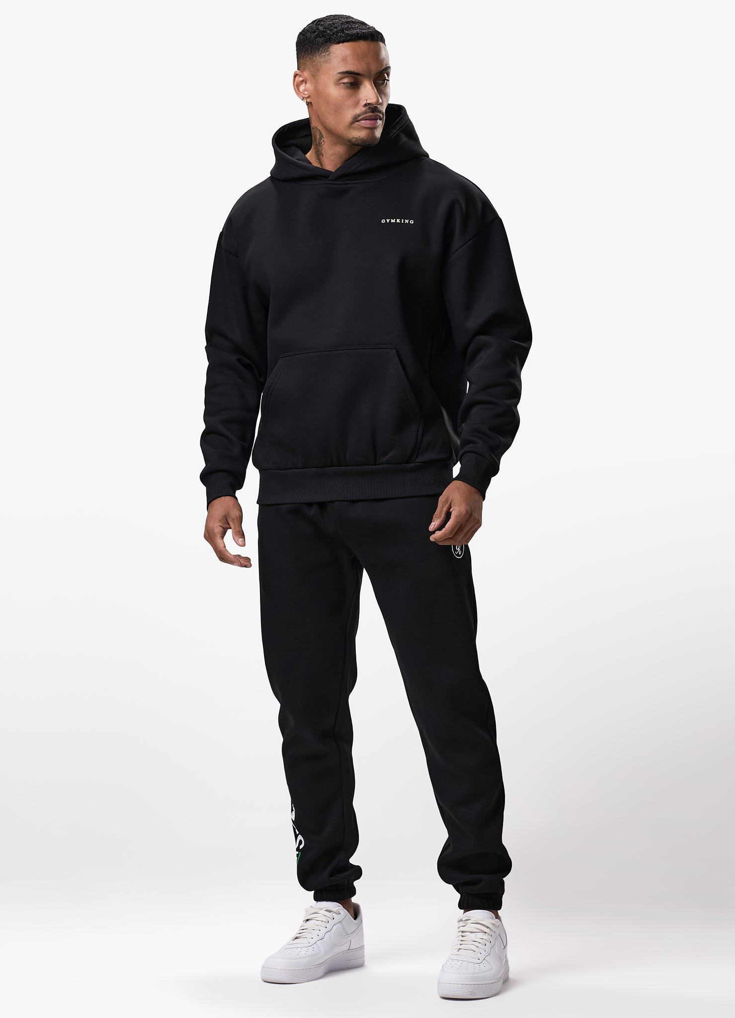 Gym King TML Fleece Hoodie - Black/Gold