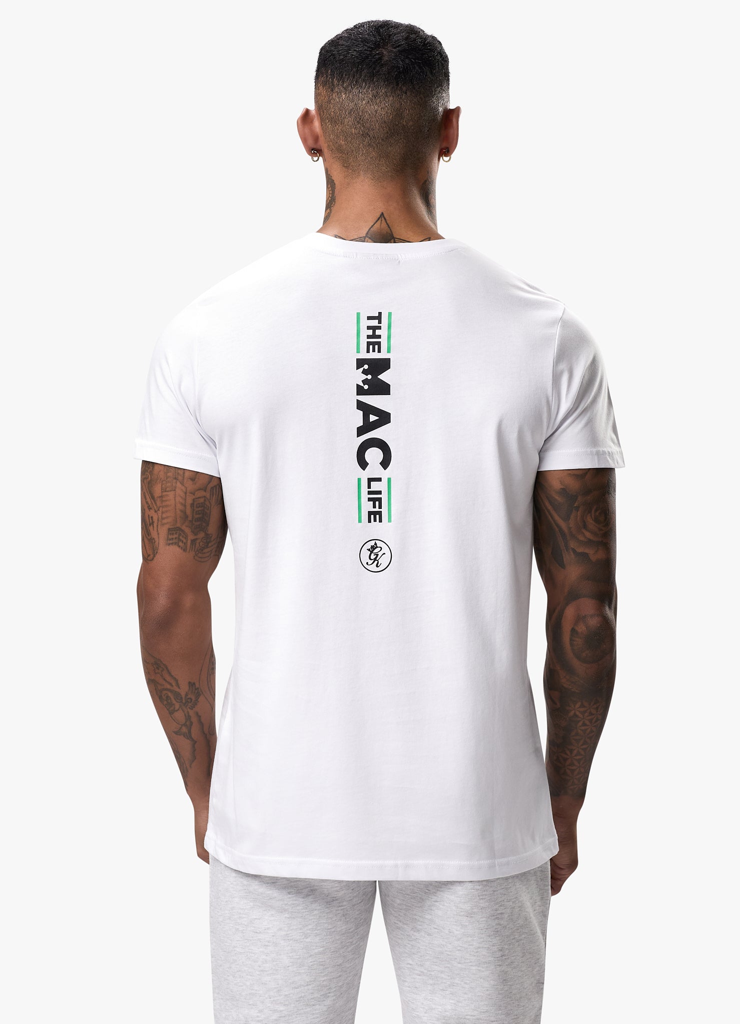 Gym King TML Jersey Regular Fit Tee - White