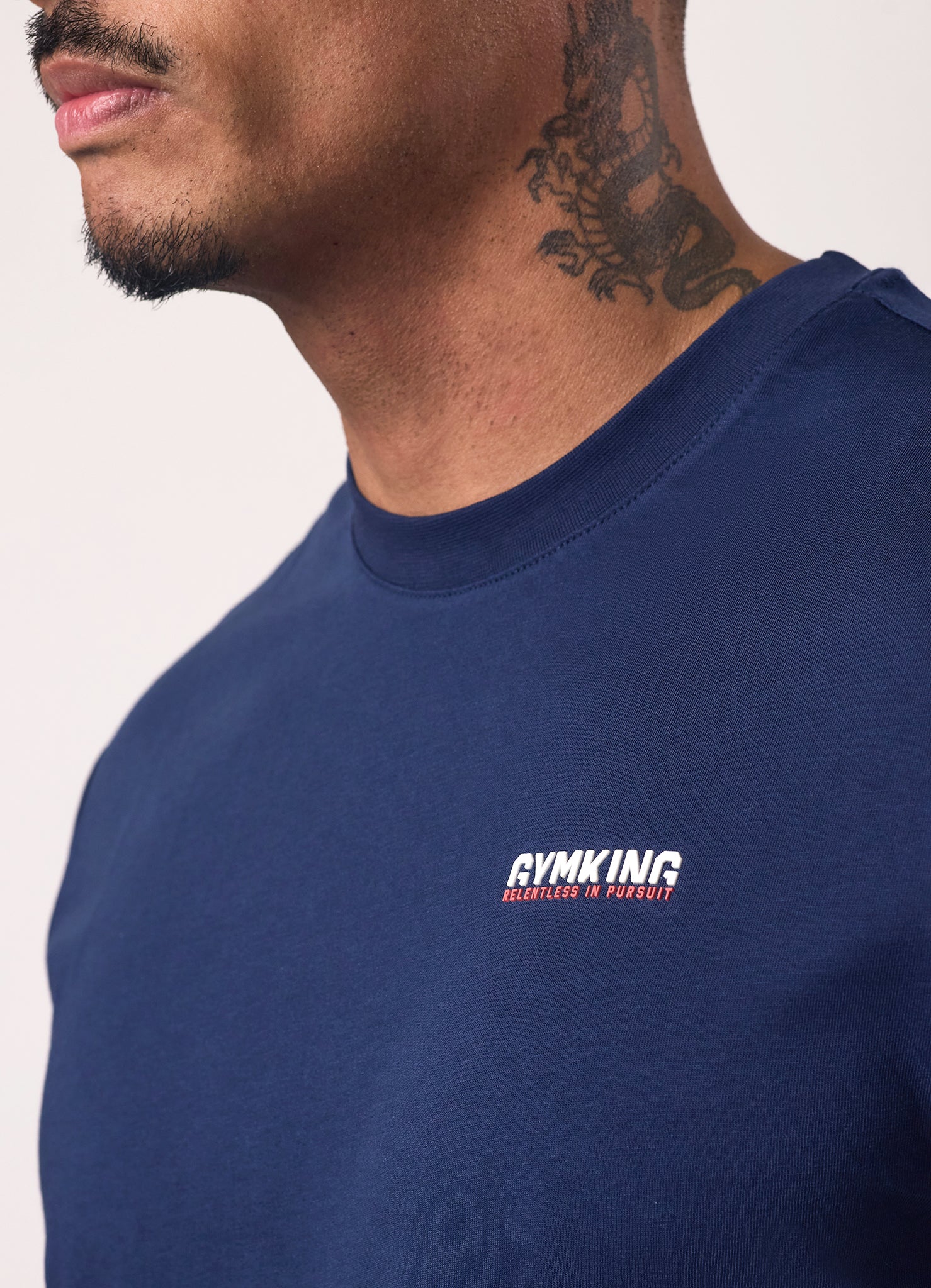Gym King Relentless Tee - Imperial Blue