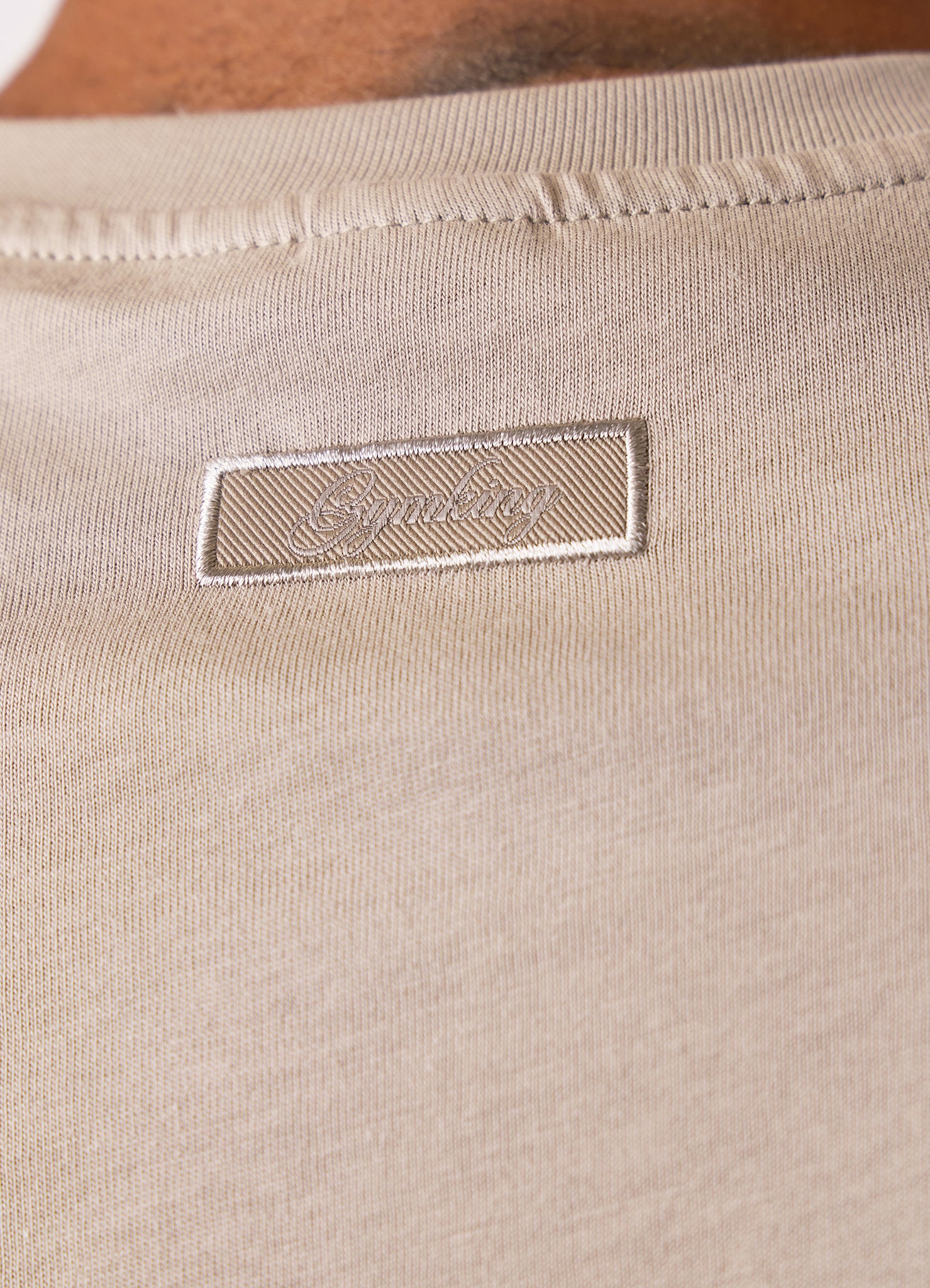 Gym King Script Relaxed Fit Tee - Light Sand