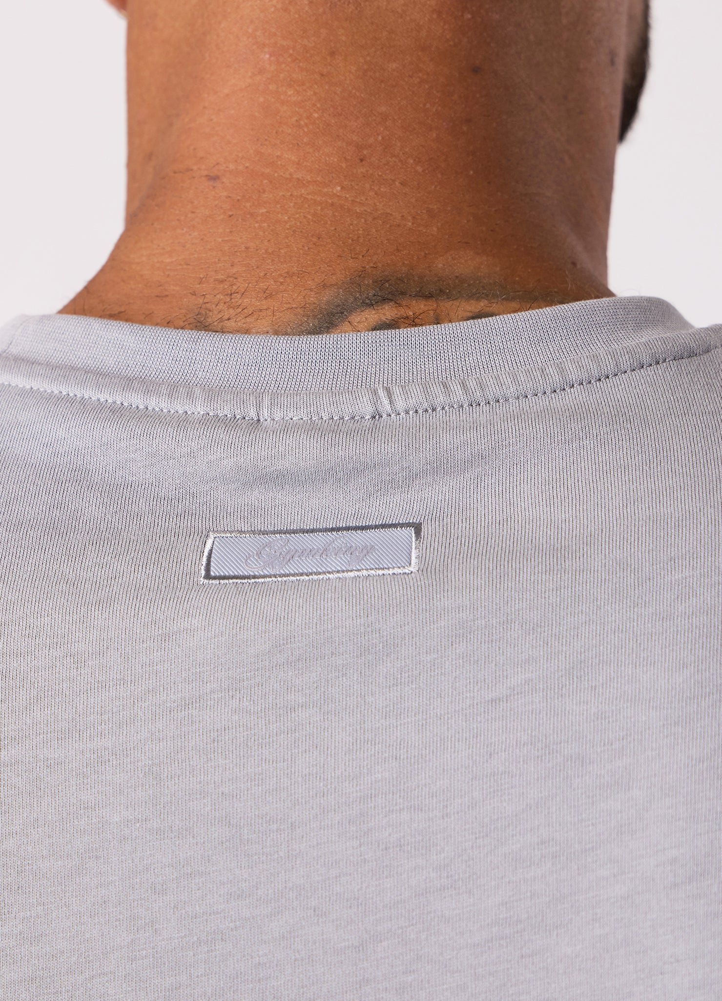 Gym King Script Relaxed Fit Tee - Urban Grey