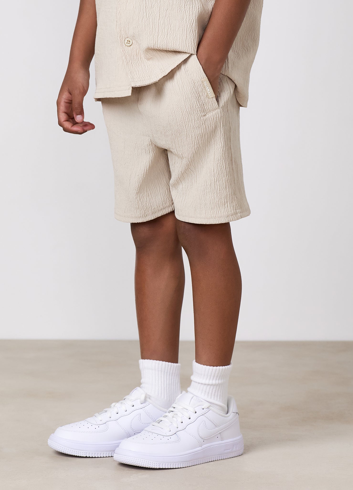 Gym King Older Kids Signature Woven Short - Clay
