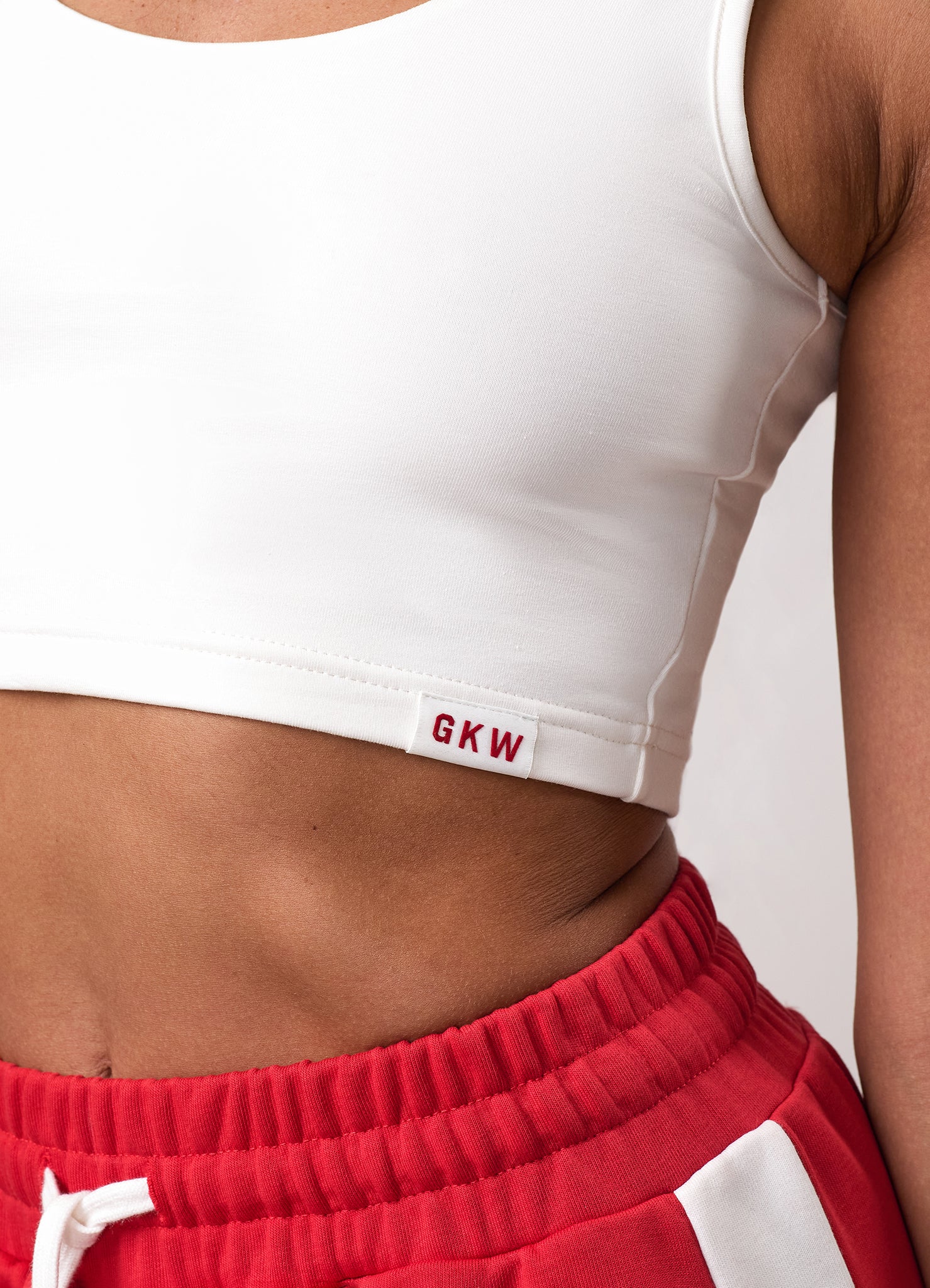 Team GKW Scoop Neck Bralette - Cream