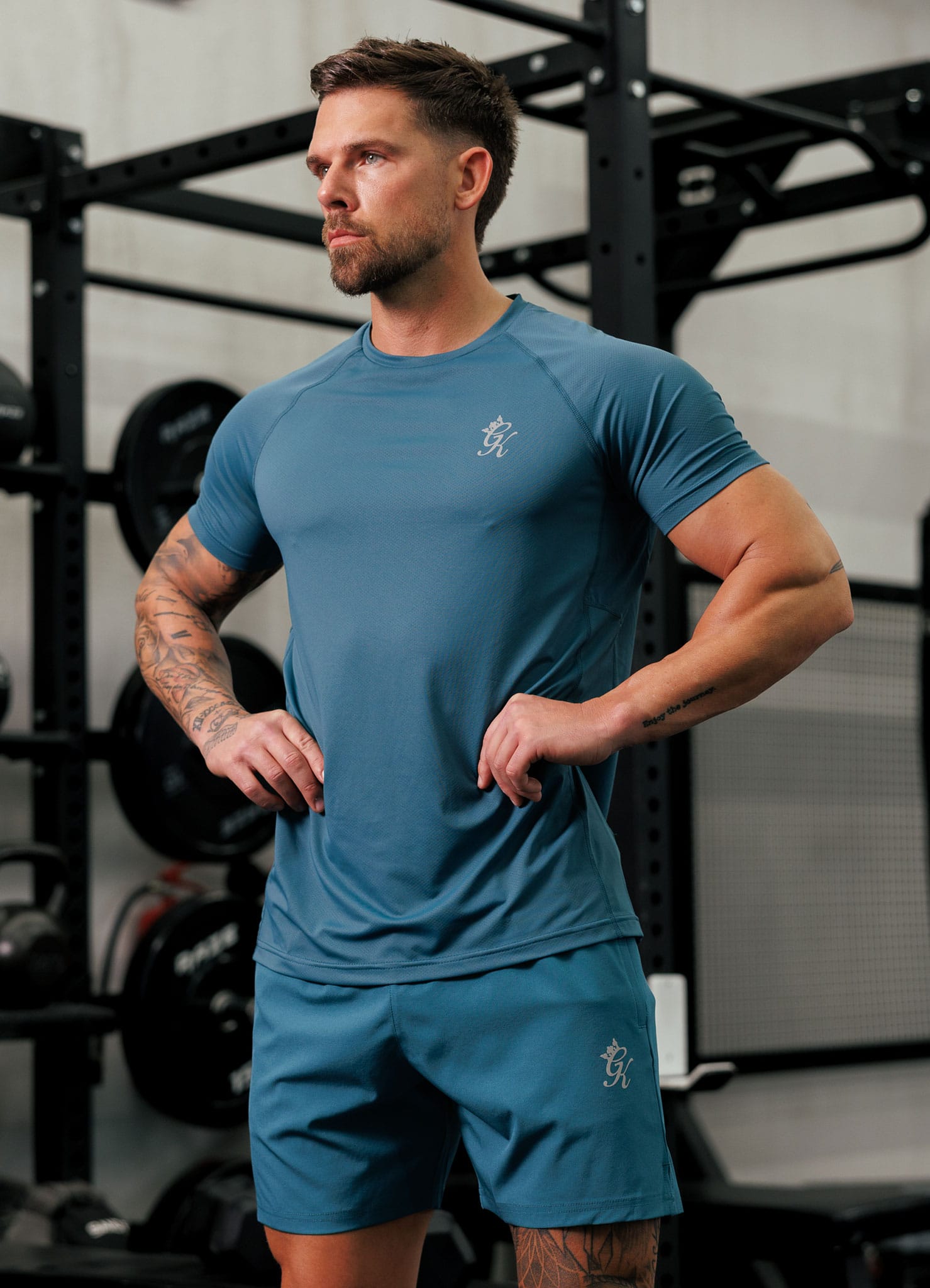 Gym King Energy T-Shirt - Storm Teal