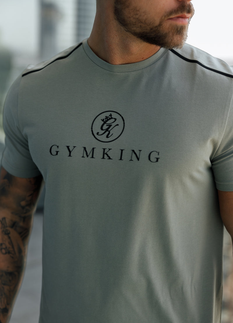 Gym King Pro Logo Tee v2 - Khaki