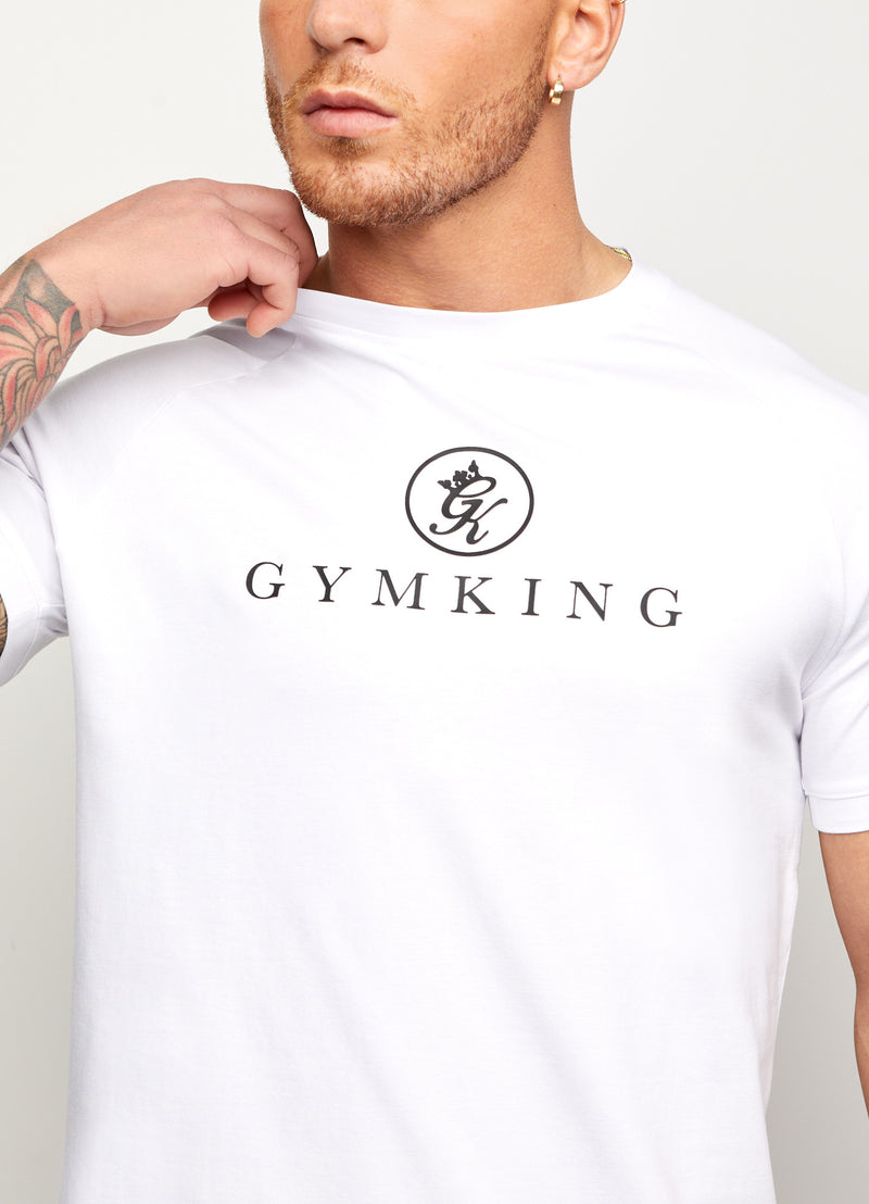 Gym King Pro Tee - White