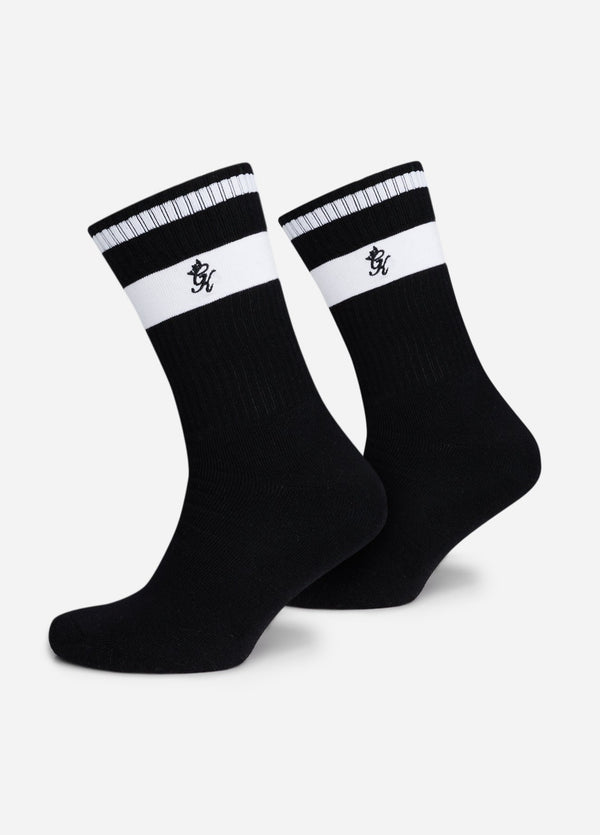 Gym King Ryu Socks (2pk) - Black.1