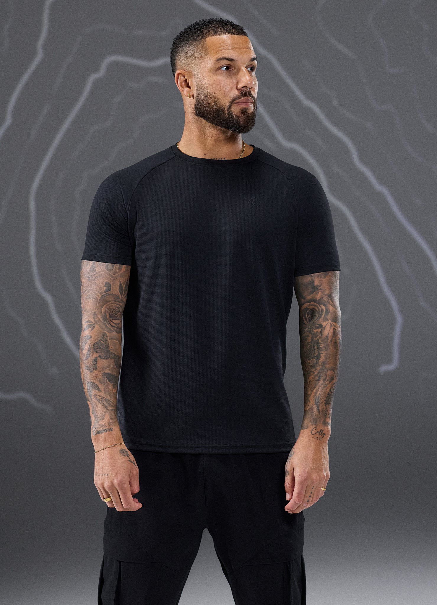 Gym King Rebellion Strike Tee - Black