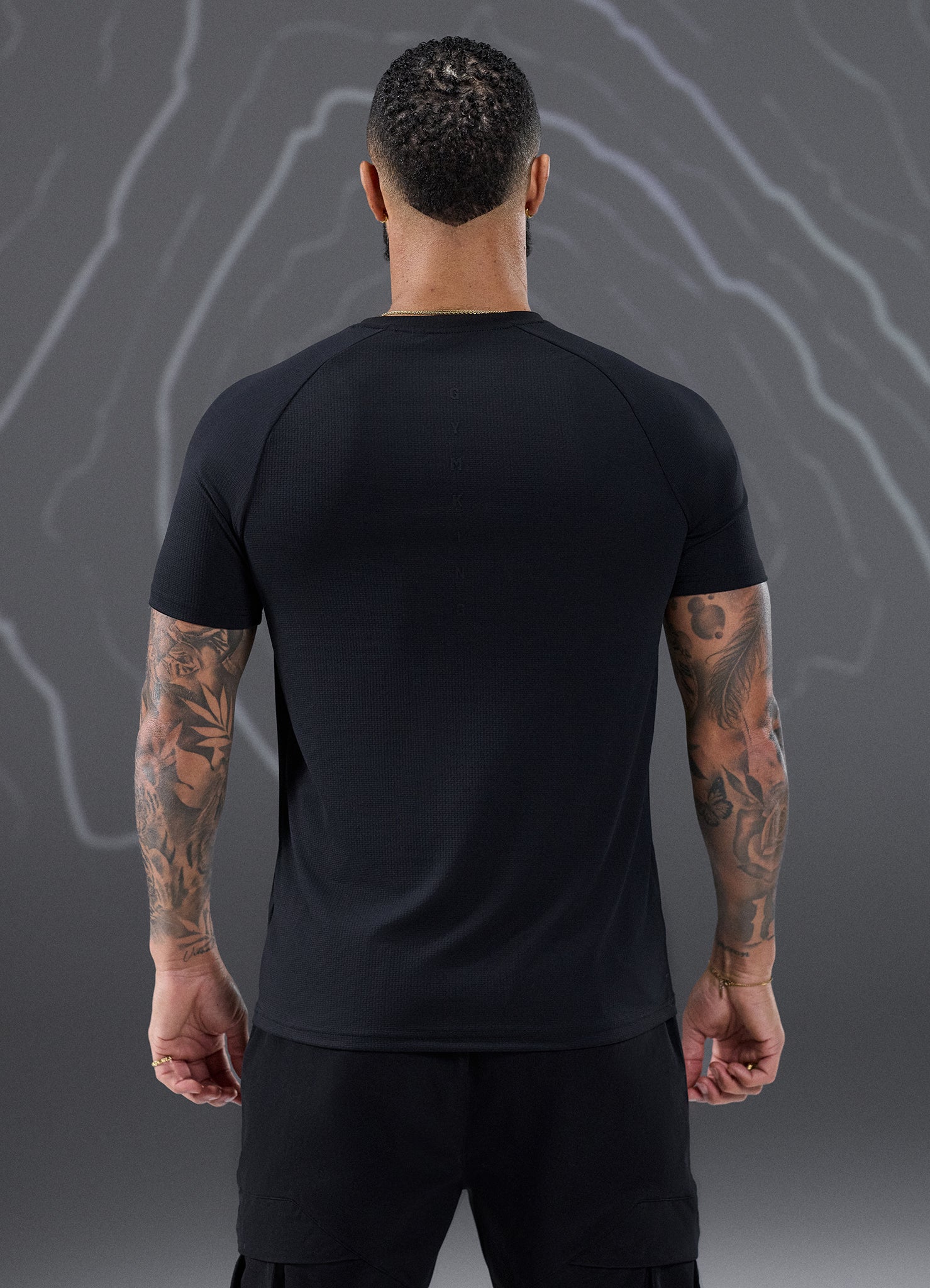 Gym King Rebellion Strike Tee - Black