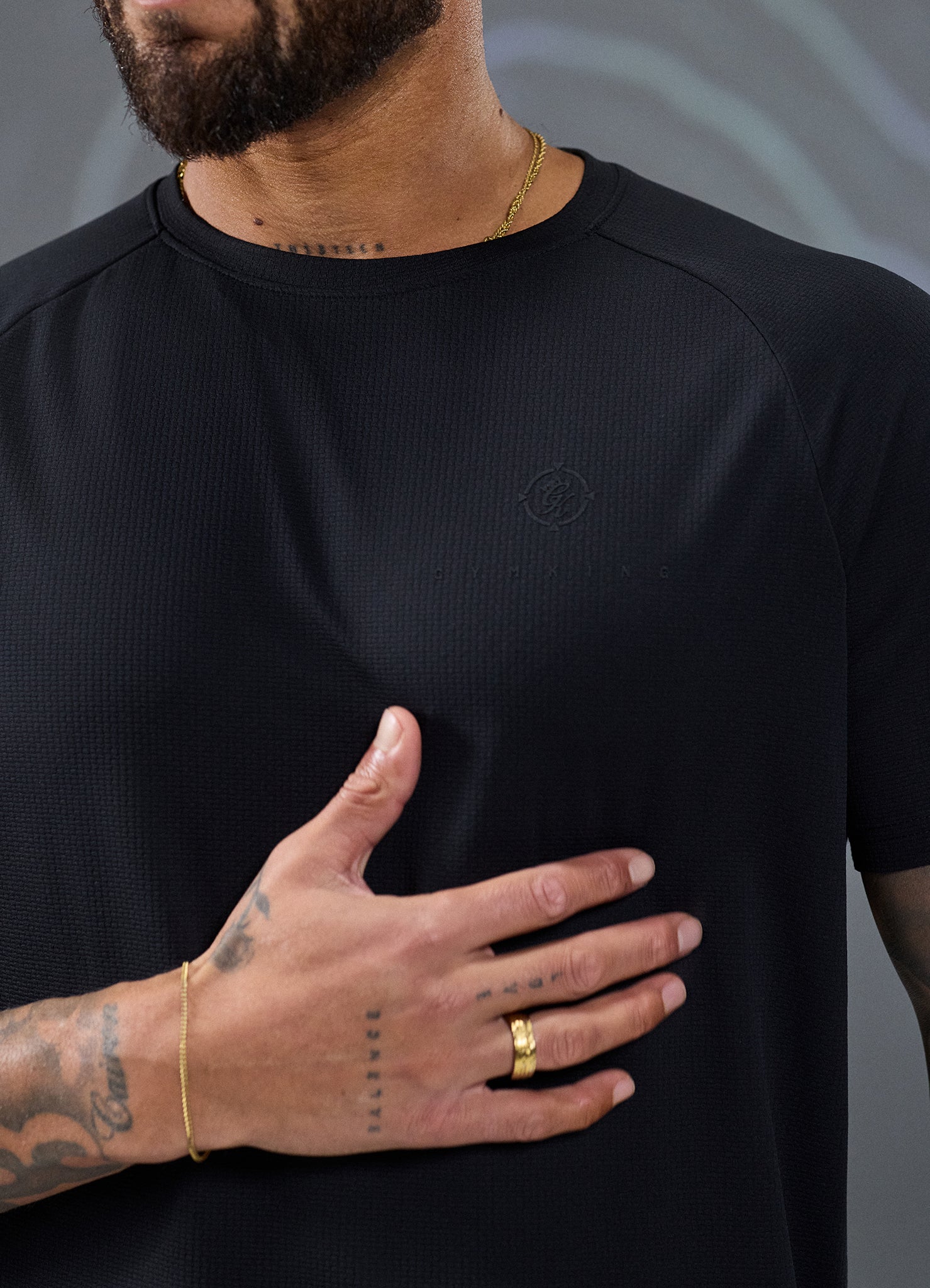 Gym King Rebellion Strike Tee - Black