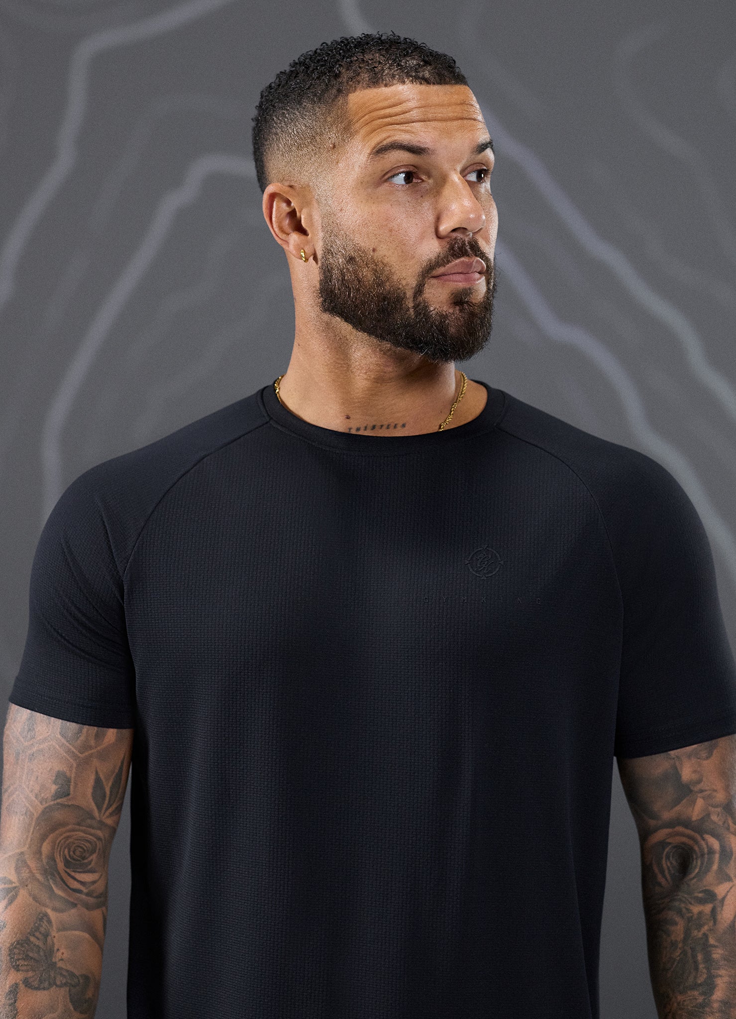 Gym King Rebellion Strike Tee - Black